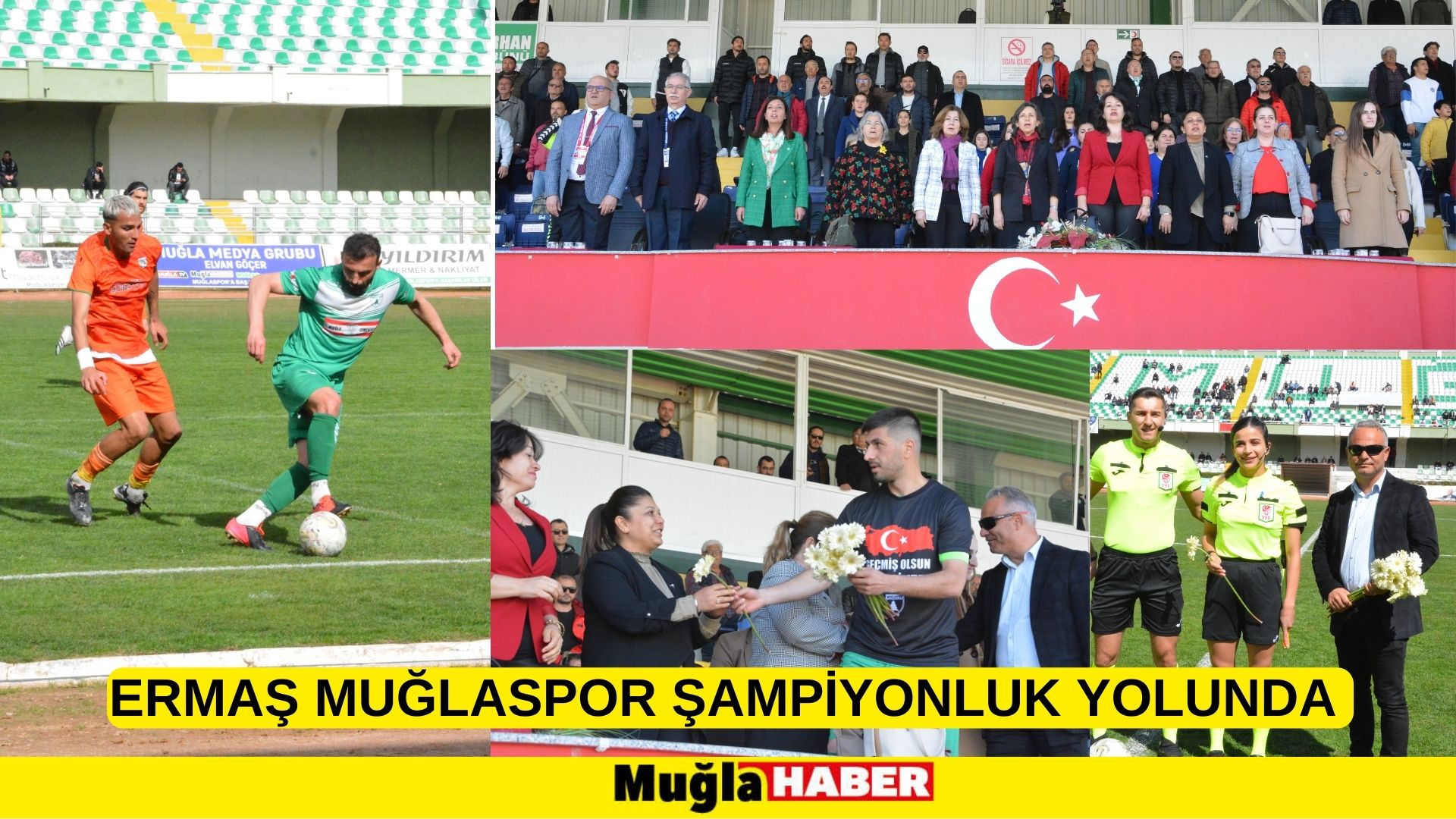 ERMAŞ MUĞLASPOR ŞAMPİYONLUK YOLUNDA: 1-0