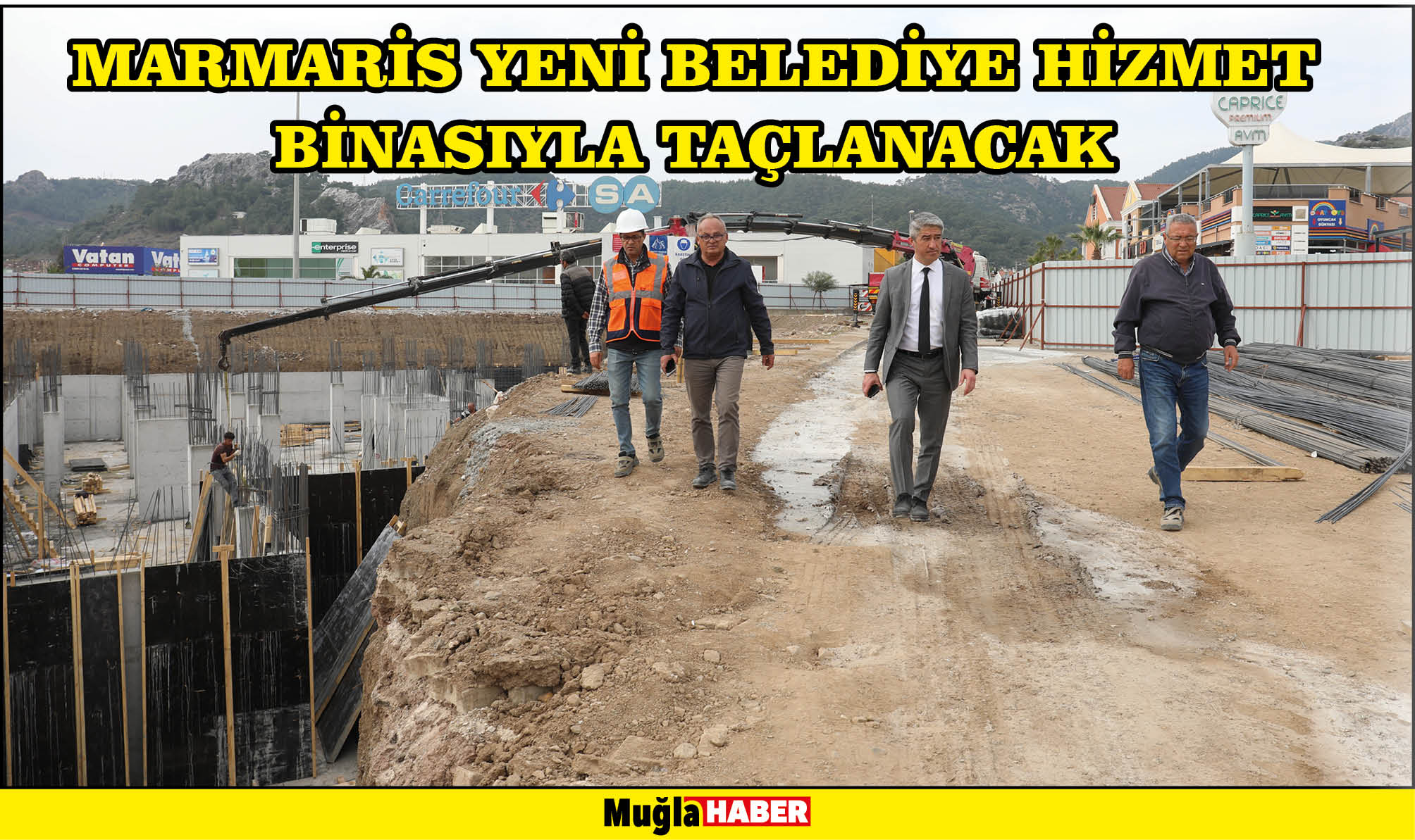 MARMARİS YENİ BELEDİYE HİZMET BİNASIYLA TAÇLANACAK