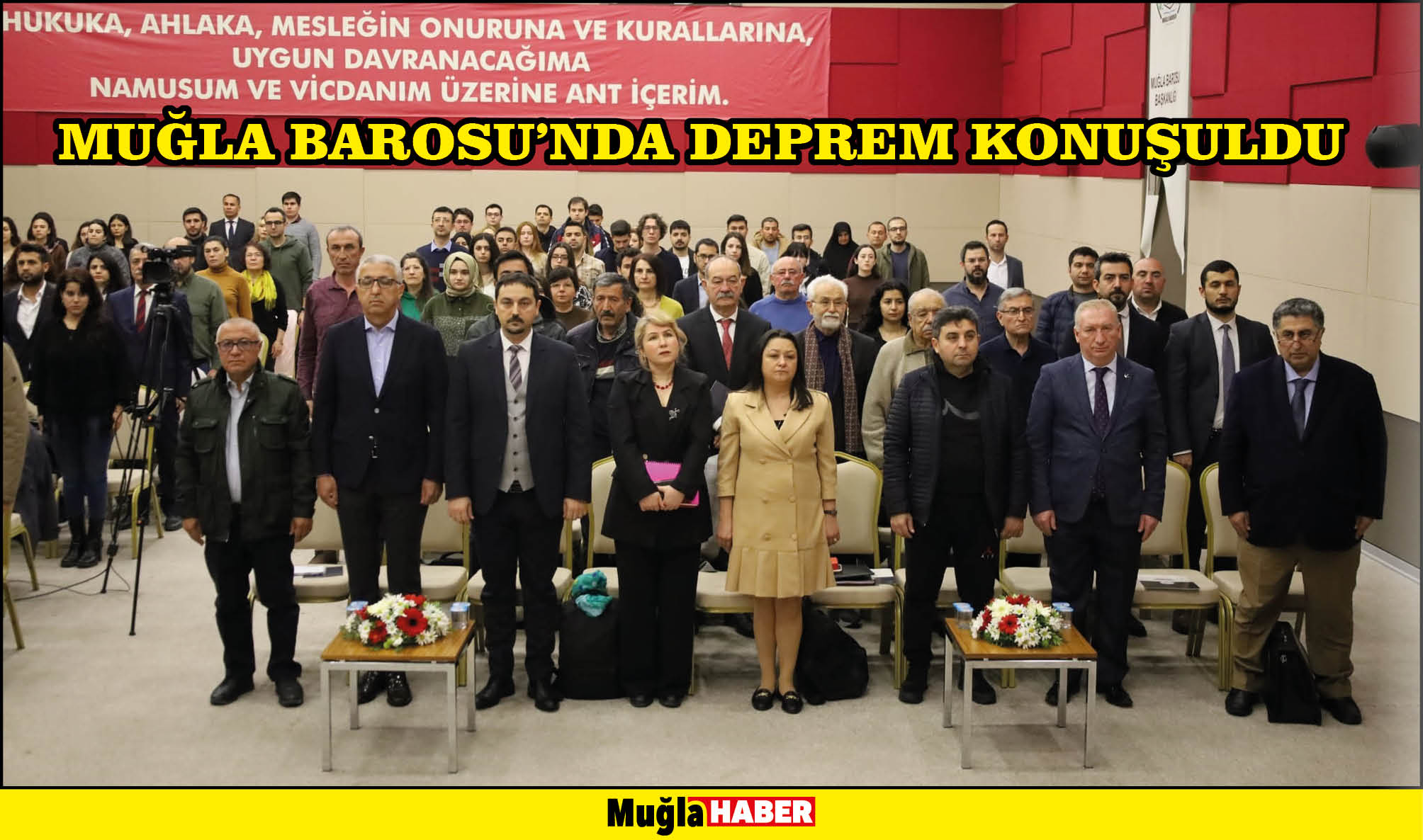 MUĞLA BAROSU’NDA DEPREM KONUŞULDU