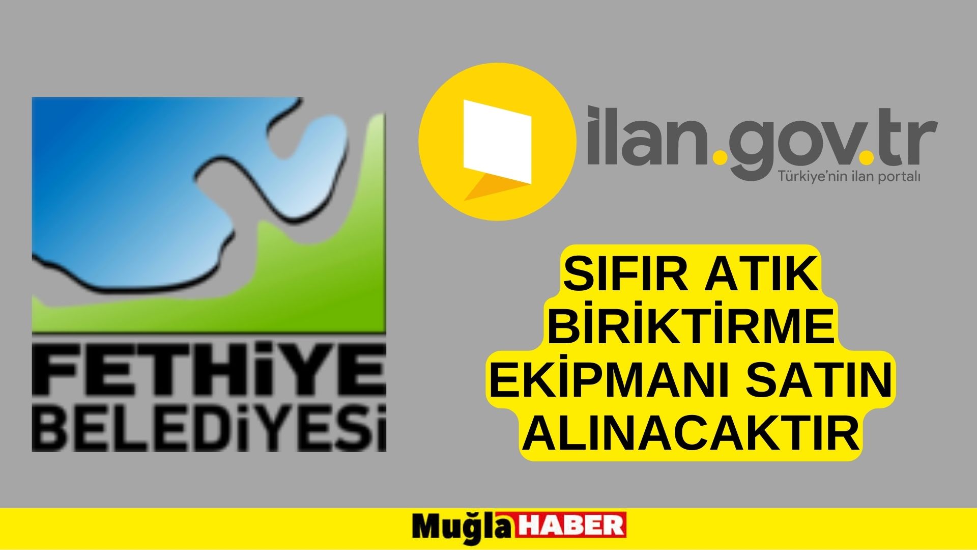 Sıfır atık biriktirme ekipmanı satın alınacaktır