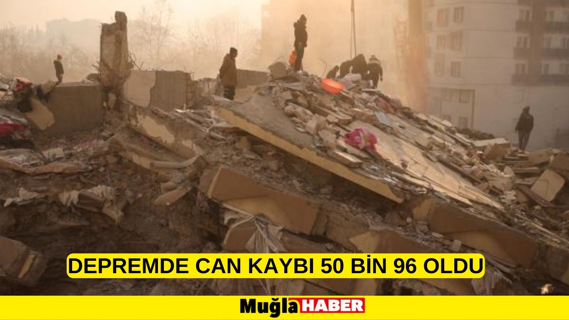 Depremde can kaybı 50 bin 96 oldu