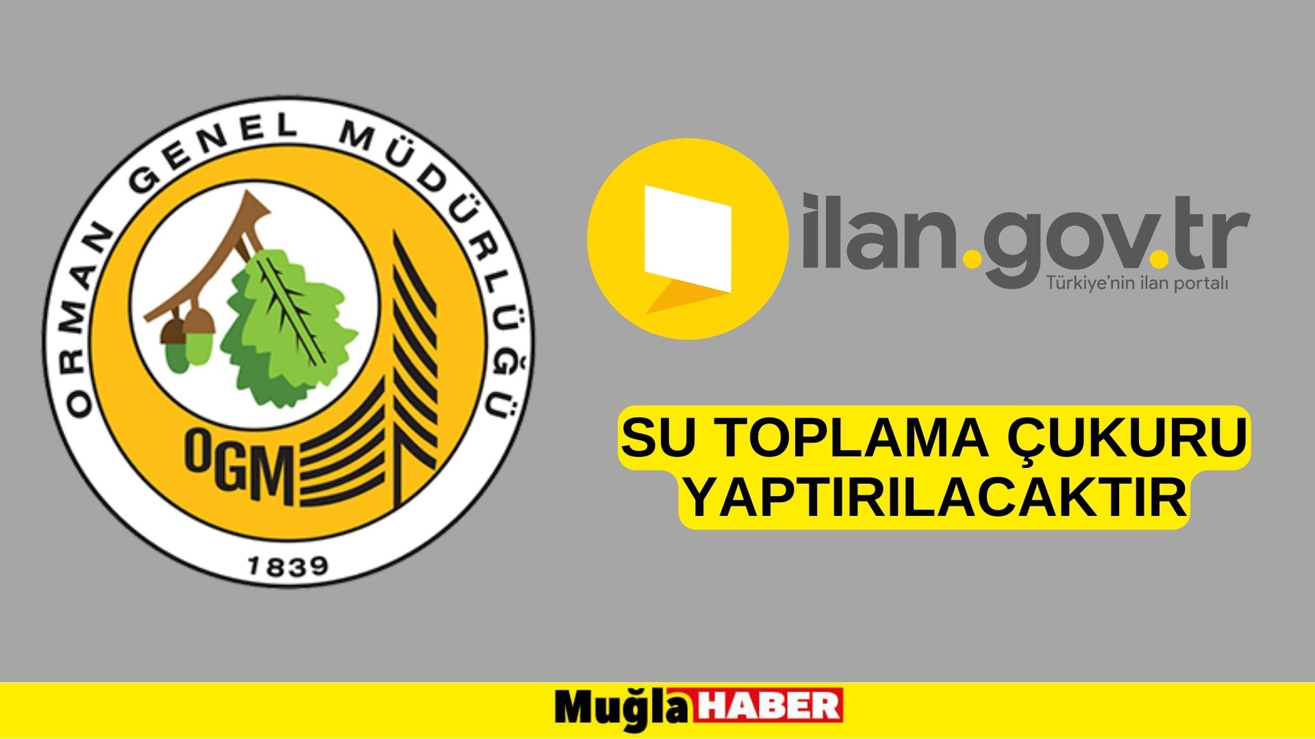 Su toplama çukuru yaptırılacaktır