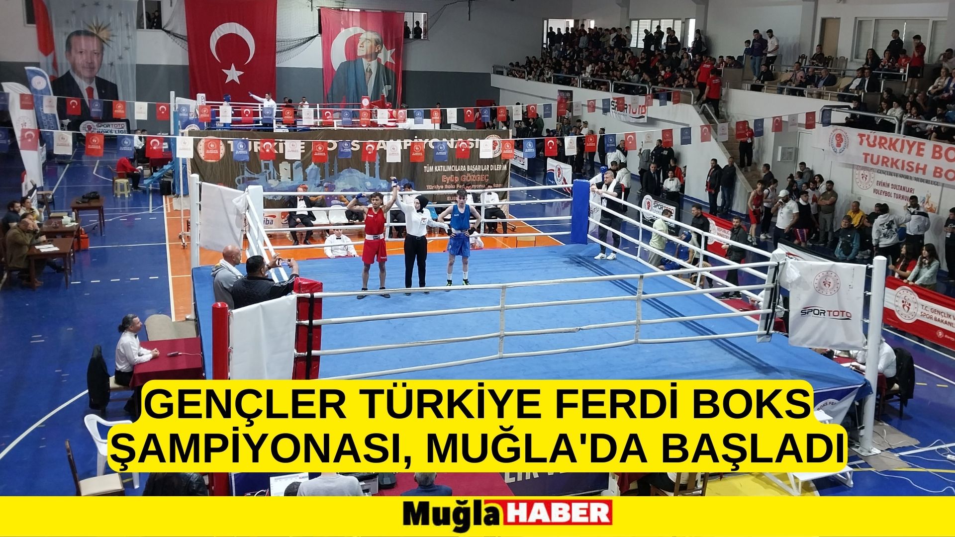 Gençler Türkiye Ferdi Boks Şampiyonası, Muğla'da başladı