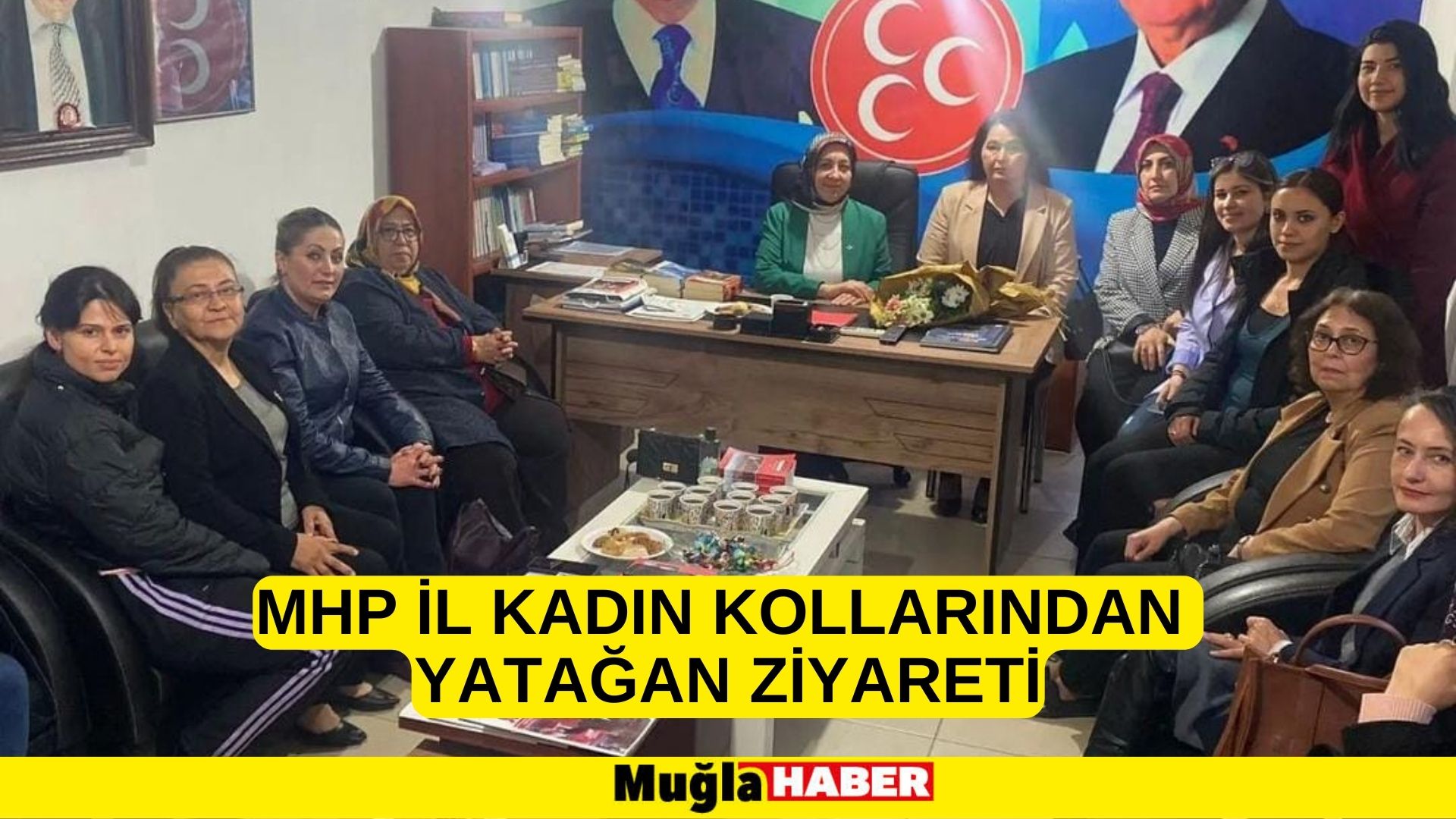 MHP İL KADIN KOLLARINDAN YATAĞAN ZİYARETİ