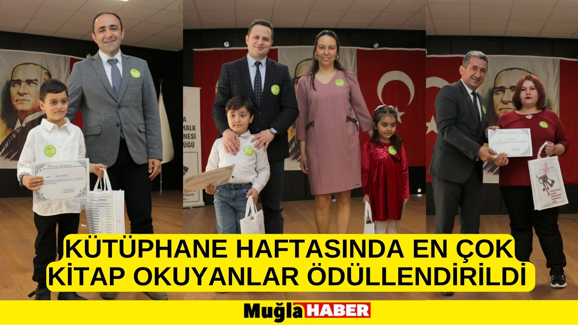 KÜTÜPHANE HAFTASINDA EN ÇOK KİTAP OKUYANLAR ÖDÜLLENDİRİLDİ