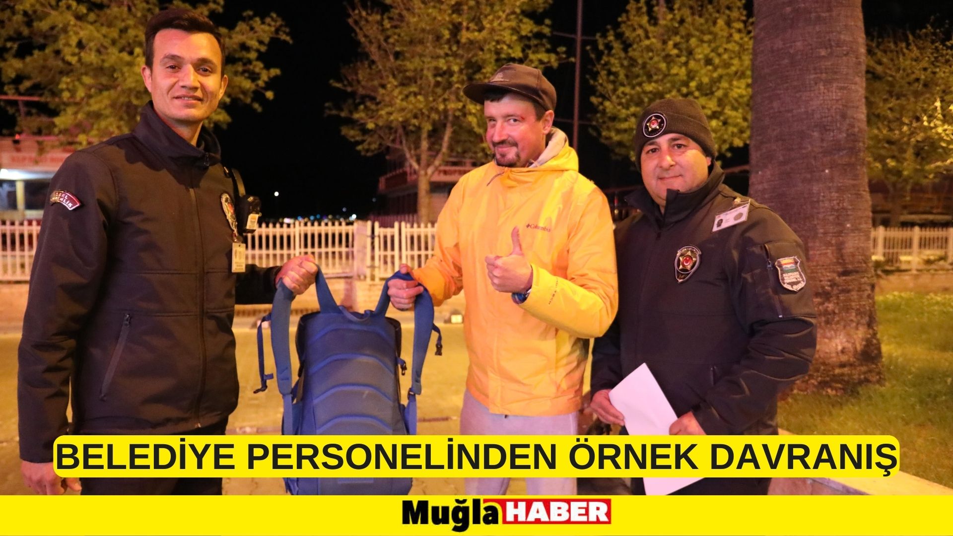 BELEDİYE PERSONELİNDEN ÖRNEK DAVRANIŞ