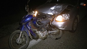 Motosiklet sürücüsü yaşamını kaybetti