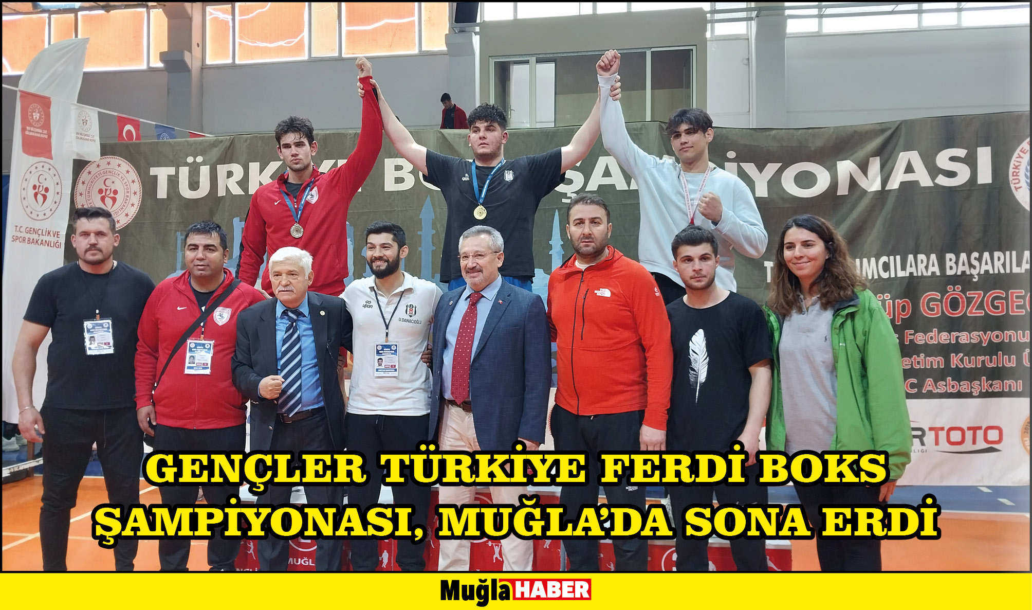 Gençler Türkiye Ferdi Boks Şampiyonası, Muğla'da sona erdi
