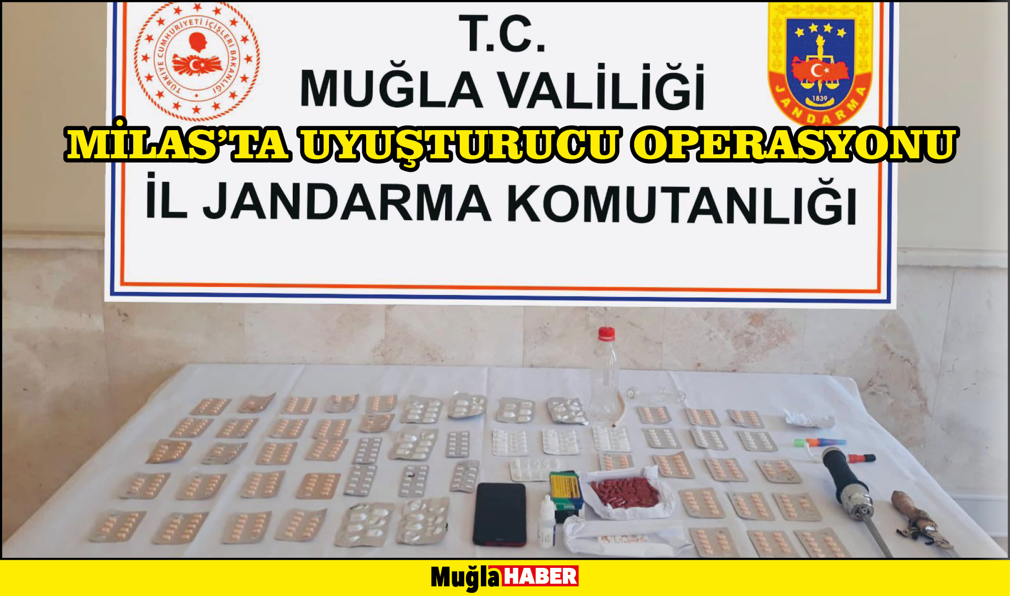 MİLAS’TA UYUŞTURUCU OPERASYONU