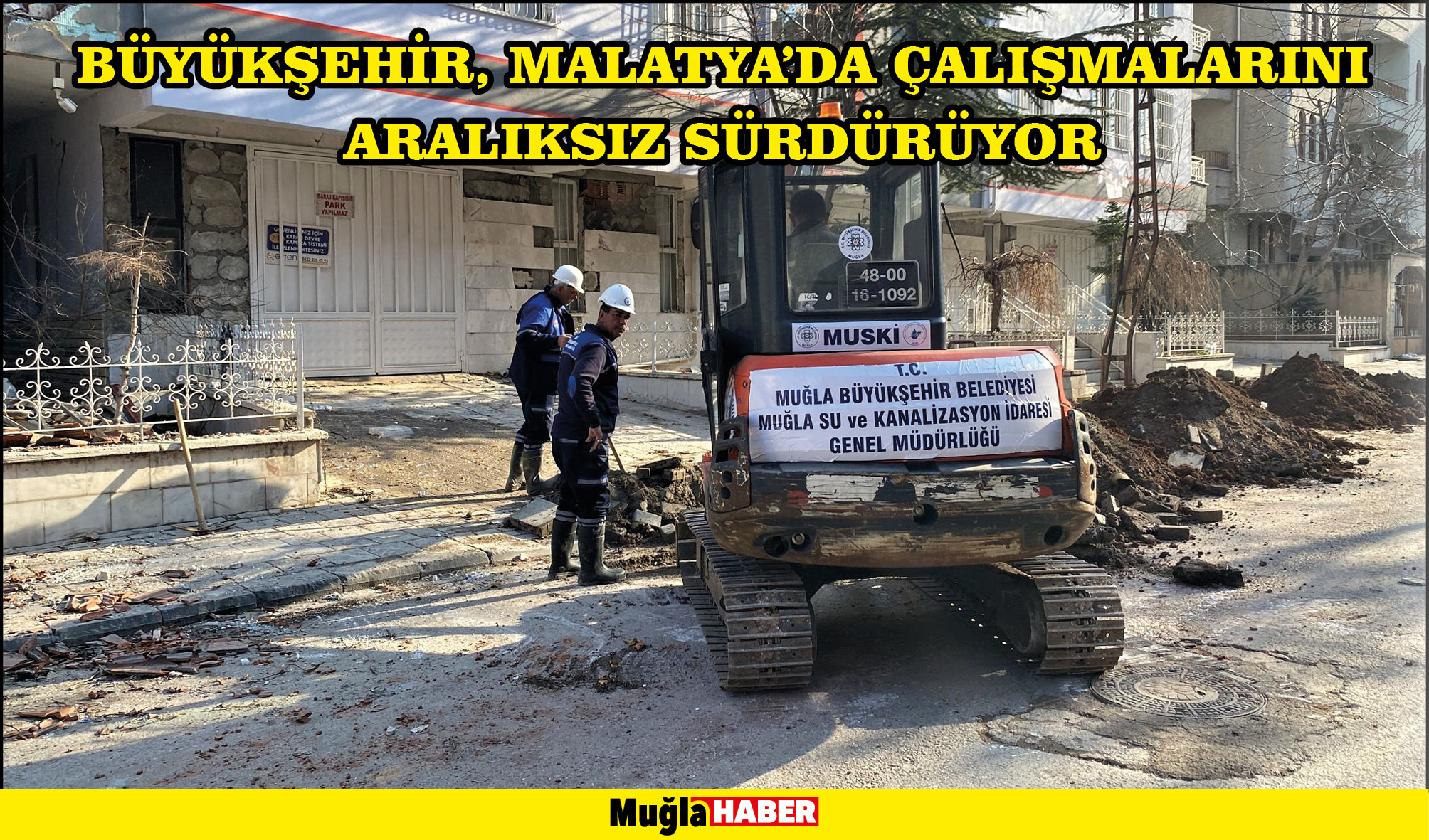 BÜYÜKŞEHİR, MALATYA’DA ÇALIŞMALARINI ARALIKSIZ SÜRDÜRÜYOR