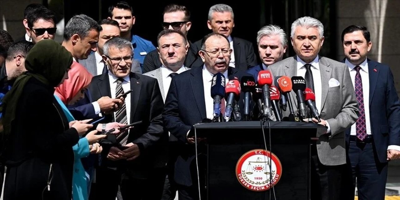 YSK BAŞKANI YENER: SAYIN ERDOĞAN YÜZDE 49,40, SAYIN KILIÇDAROĞLU YÜZDE 44,96 OY ORANINA SAHİPTİR