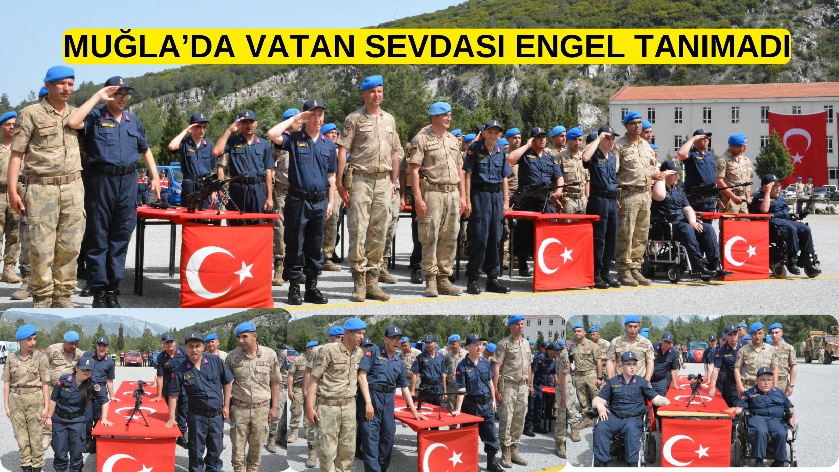 MUĞLA’DA VATAN SEVDASI ENGEL TANIMADI