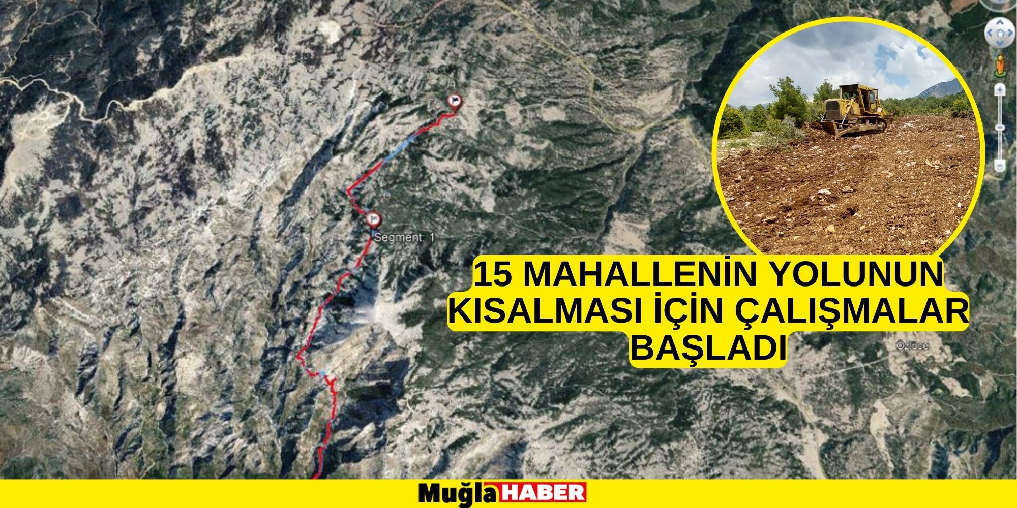 MENTEŞE'YE BAĞLI 15 MAHALLENİN YOLU KISALACAK