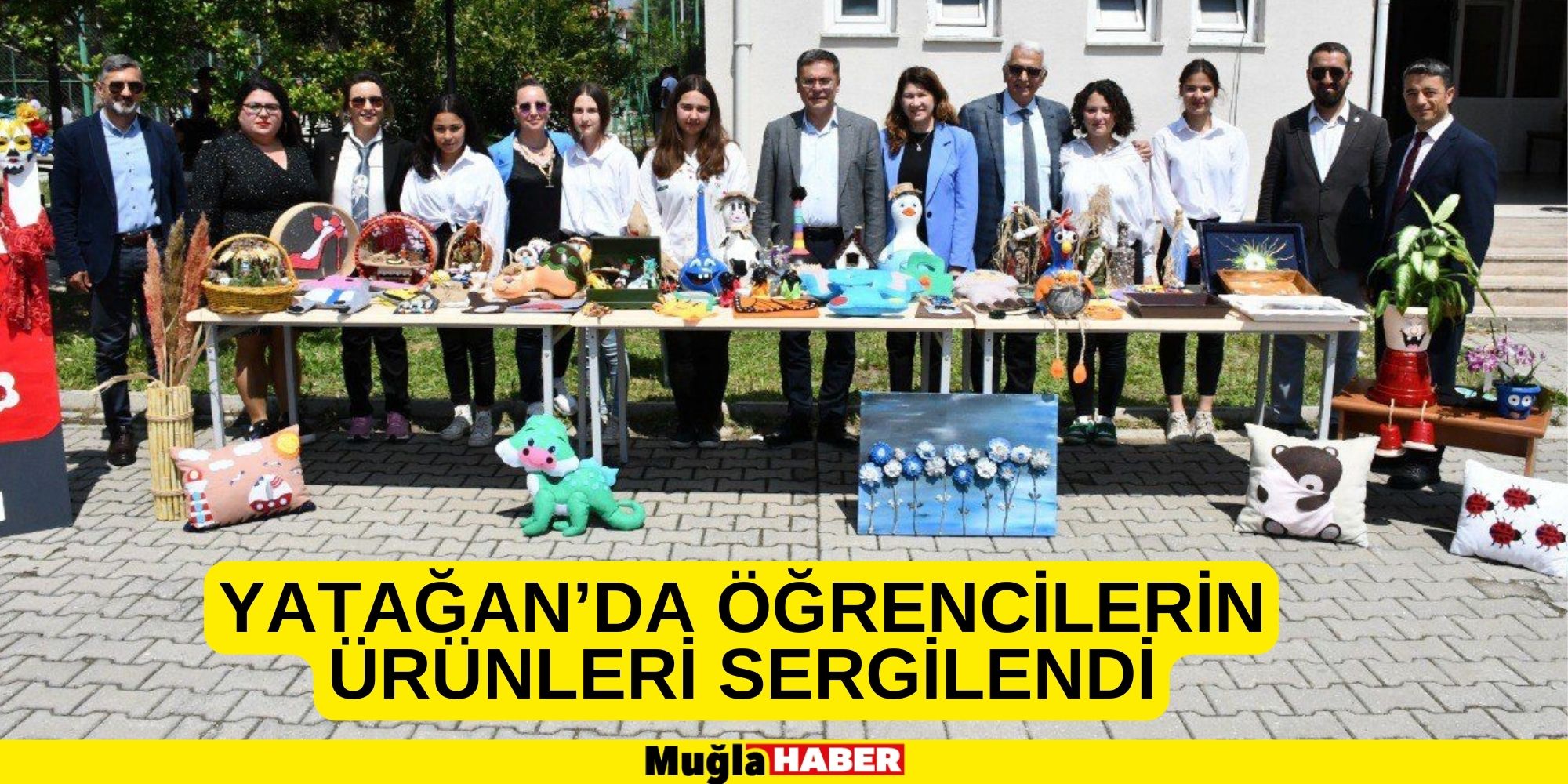 YATAĞAN’DA ÖĞRENCİLERİN ÜRÜNLERİ SERGİLENDİ