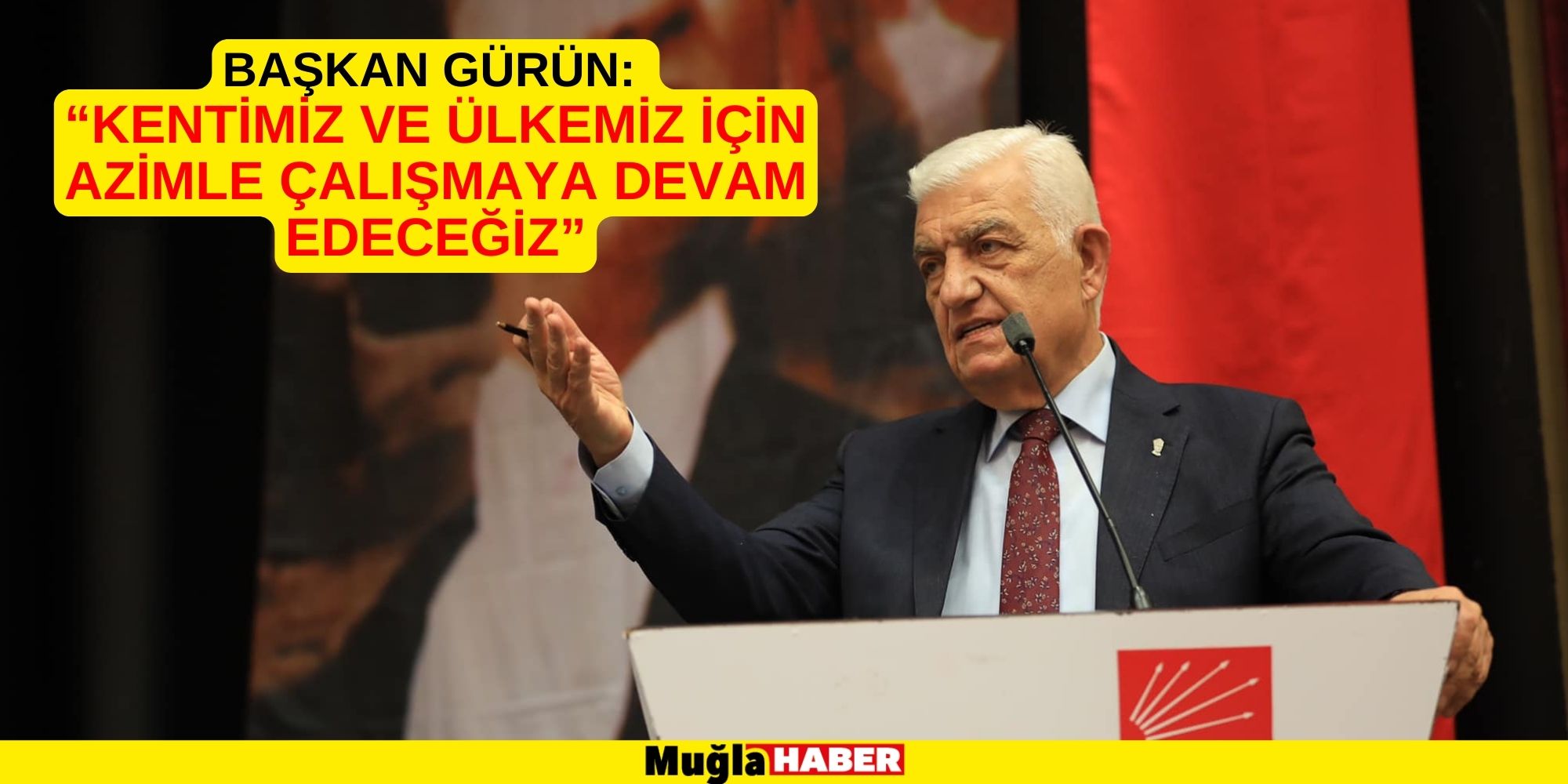 BAŞKAN GÜRÜN:  “KENTİMİZ VE ÜLKEMİZ İÇİN AZİMLE ÇALIŞMAYA DEVAM EDECEĞİZ”