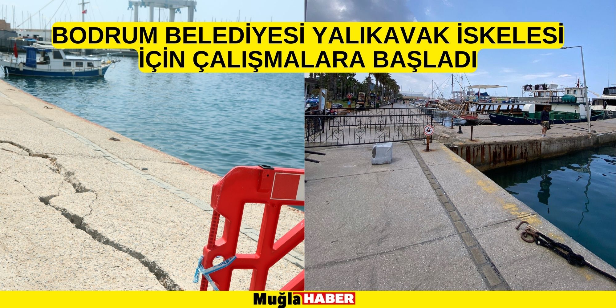 BODRUM BELEDİYESİ YALIKAVAK İSKELESİ İÇİN ÇALIŞMALARA BAŞLADI