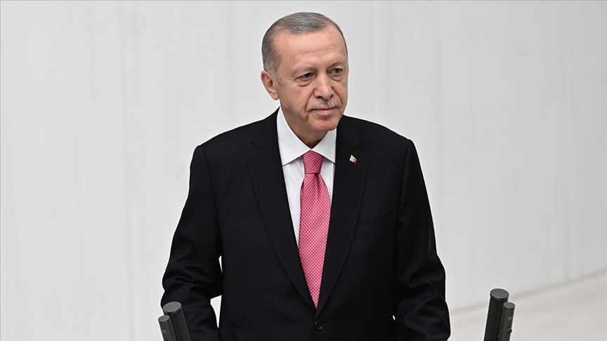 CUMHURBAŞKANI ERDOĞAN TBMM'DE YEMİN ETTİ