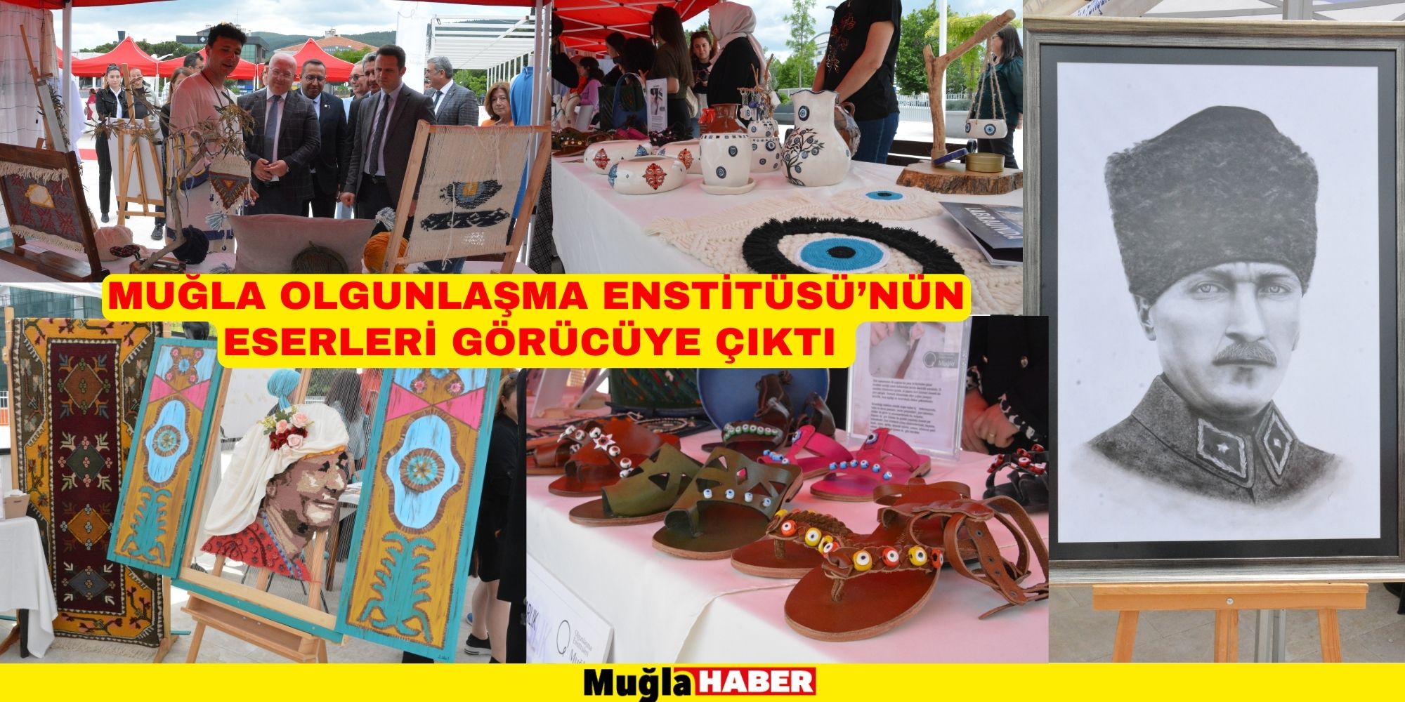 MUĞLA OLGUNLAŞMA ENSTİTÜSÜ’NÜN ESERLERİ GÖRÜCÜYE ÇIKTI