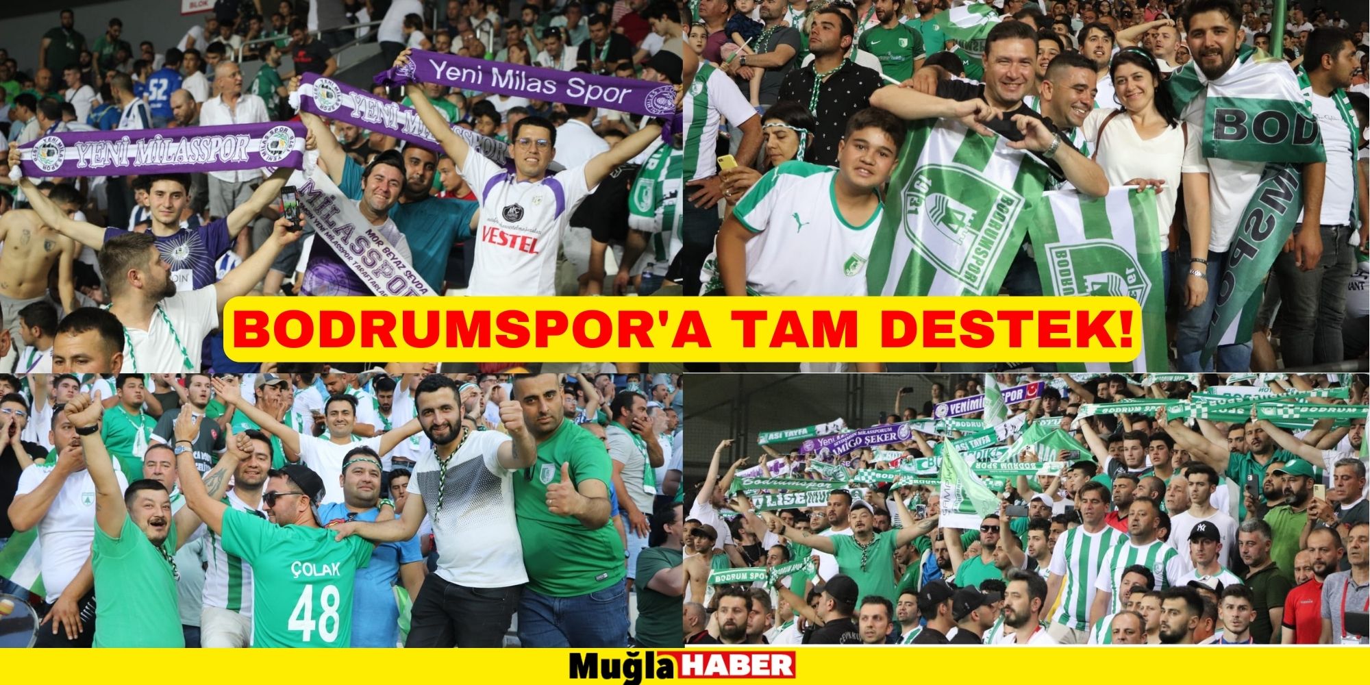 BODRUMSPOR'A TAM DESTEK!