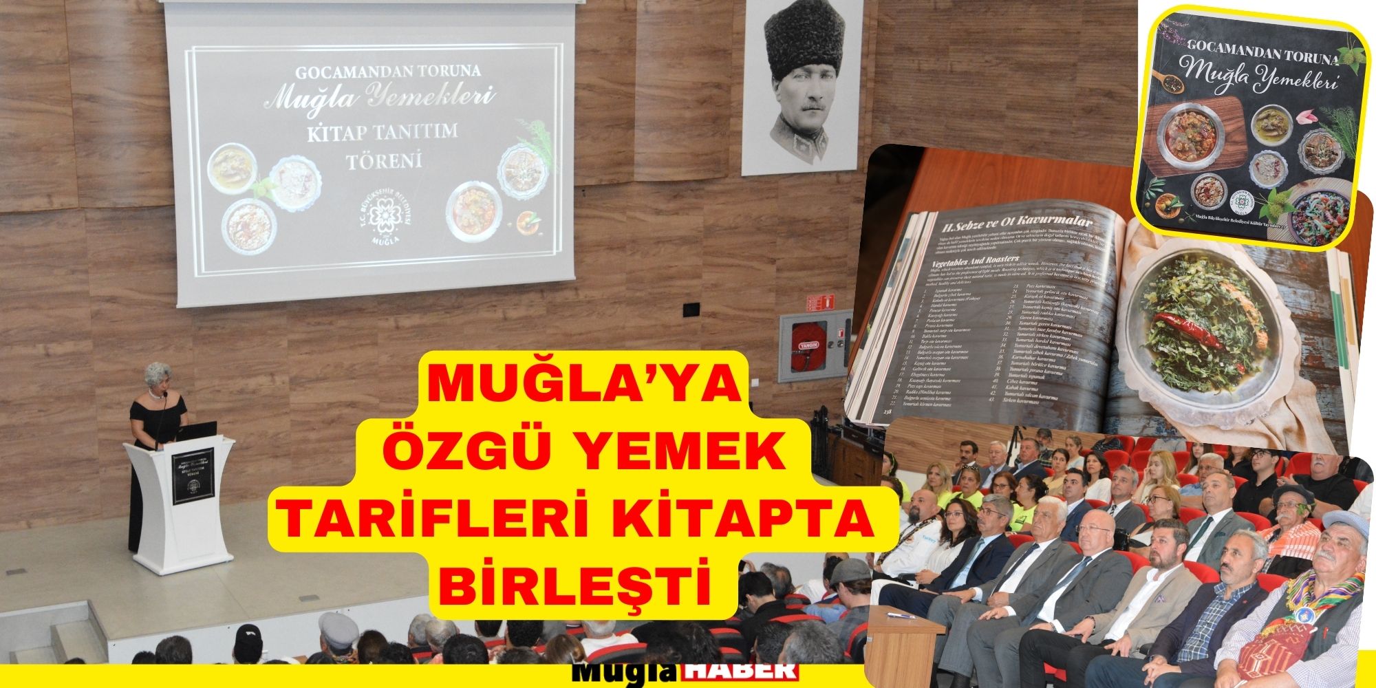 MUĞLA’YA ÖZGÜ YEMEK TARİFLERİ KİTAPTA BİRLEŞTİ