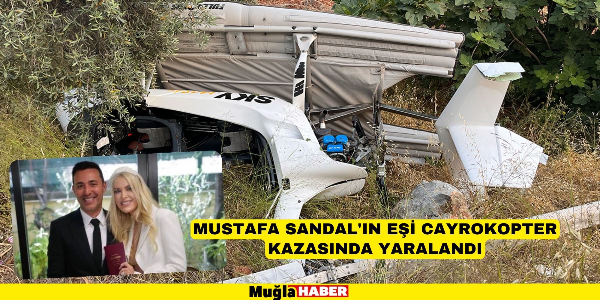 MUSTAFA SANDAL'IN EŞİ YARALANDI