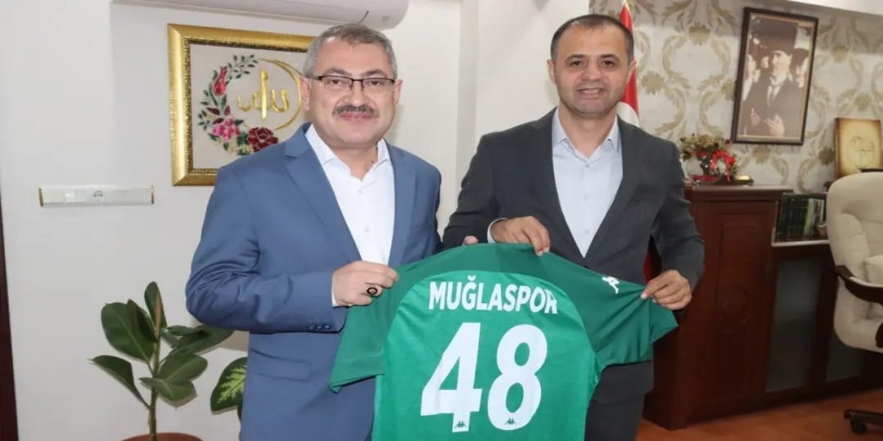 MUĞLASPOR’DAN MÜFTÜ ÇAPÇI’YA ZİYARET