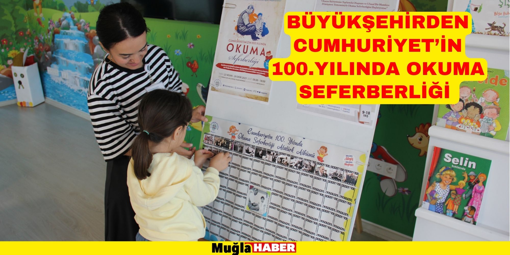 BÜYÜKŞEHİRDEN CUMHURİYET’İN 100.YILINDA OKUMA SEFERBERLİĞİ