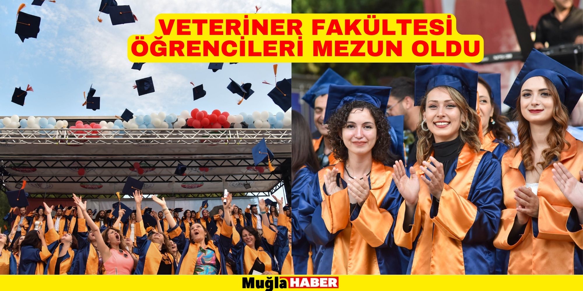 VETERİNER FAKÜLTESİ ÖĞRENCİLERİ MEZUN OLDU