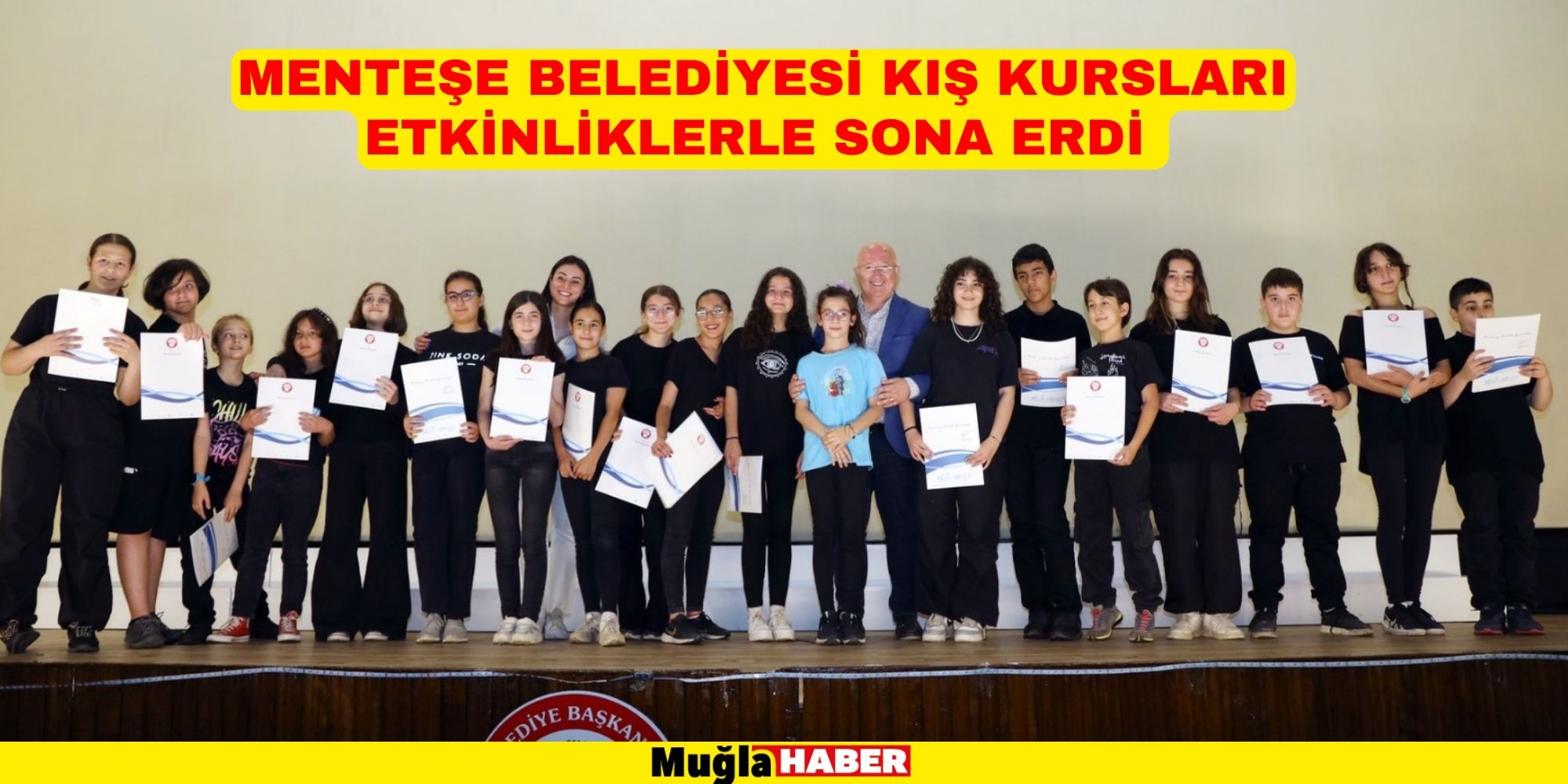 MENTEŞE BELEDİYESİ KIŞ KURSLARI ETKİNLİKLERLE SONA ERDİ