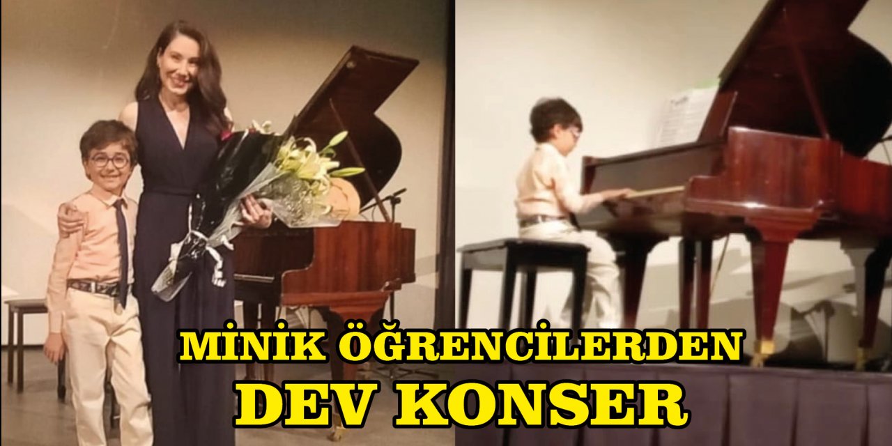 MİNİK ÖĞRENCİLERDEN DEV KONSER