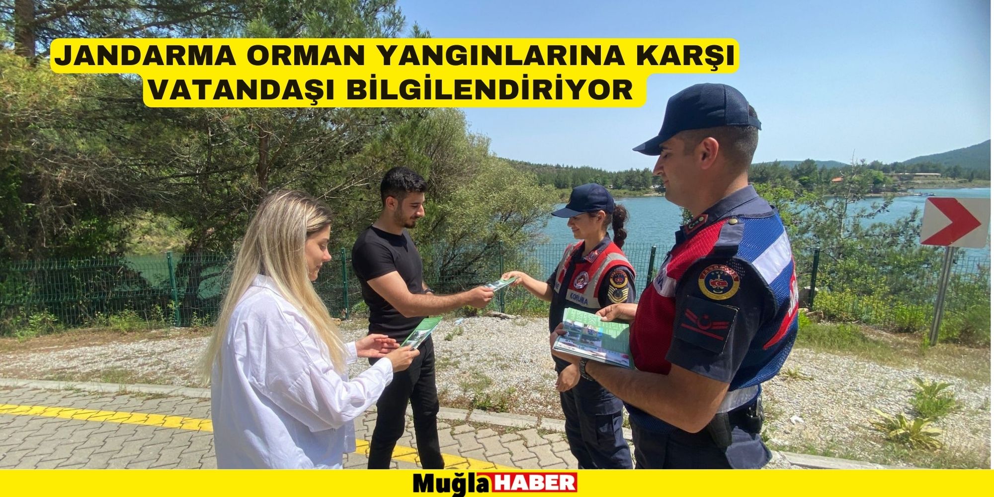 JANDARMA ORMAN YANGINLARINA KARŞI VATANDAŞI BİLGİLENDİRİYOR