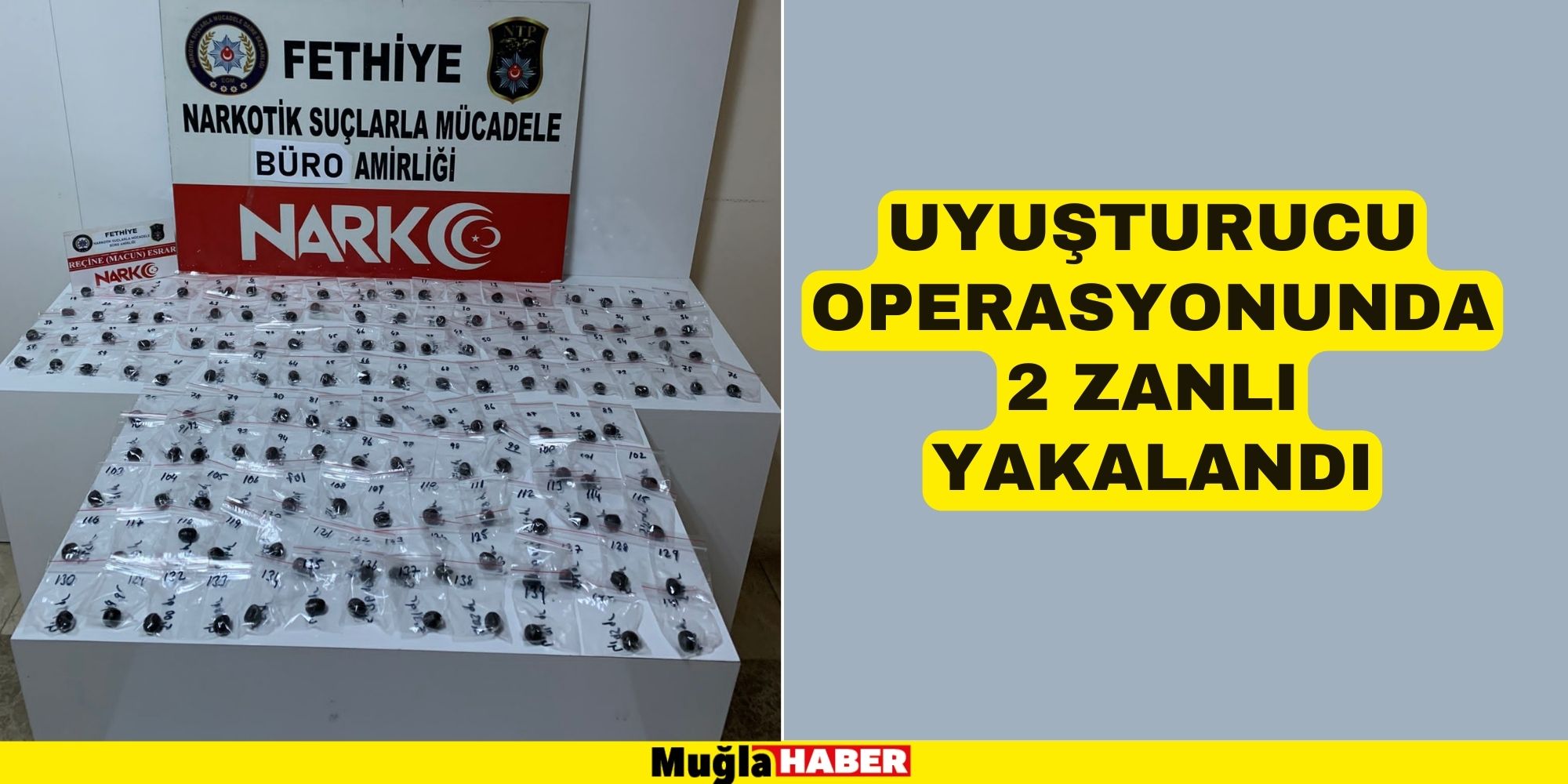 Uyuşturucu operasyonunda 2 zanlı yakalandı