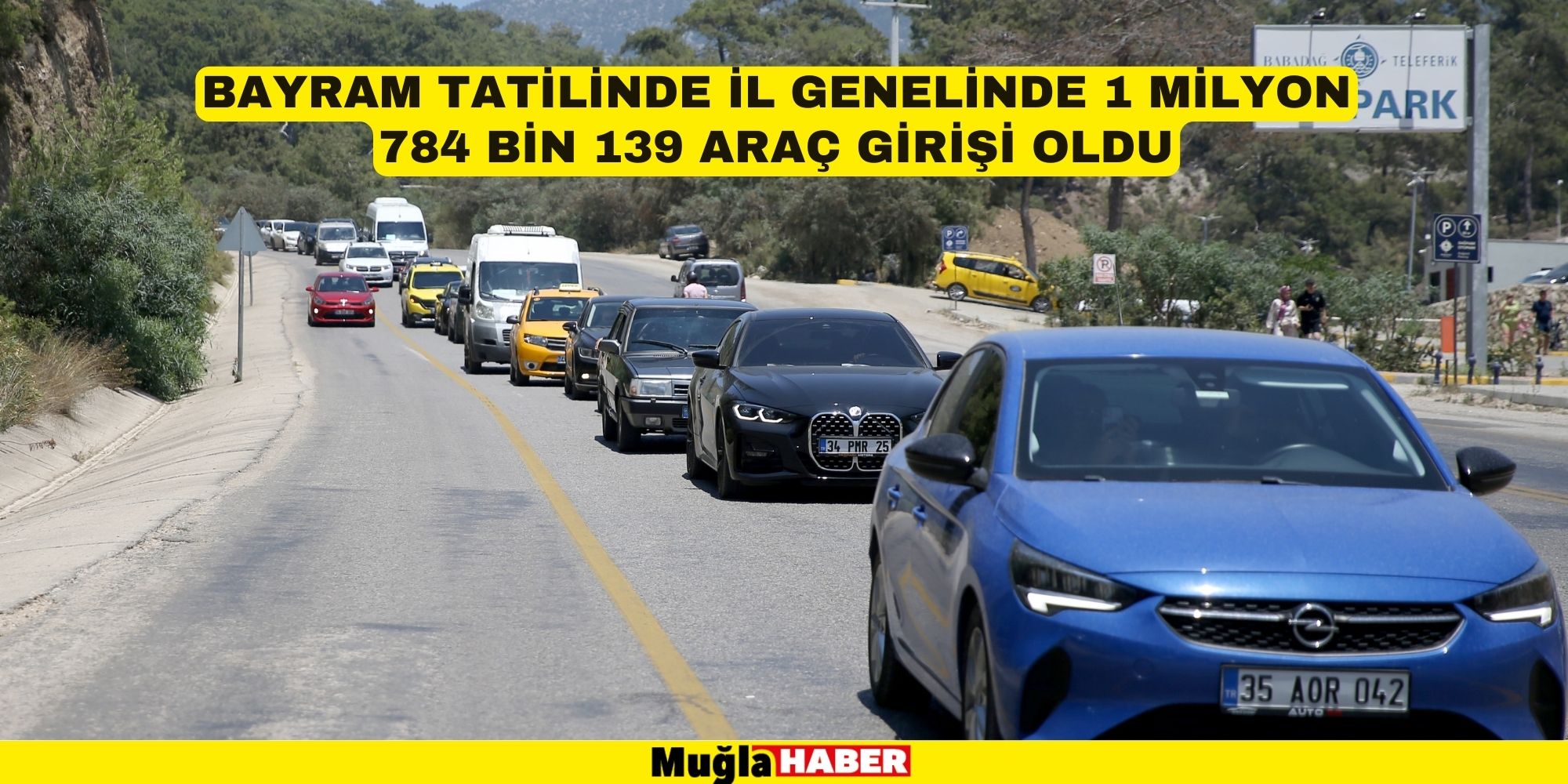 BAYRAM TATİLİNDE İL GENELİNDE 1 MİLYON 784 BİN 139 ARAÇ GİRİŞİ OLDU