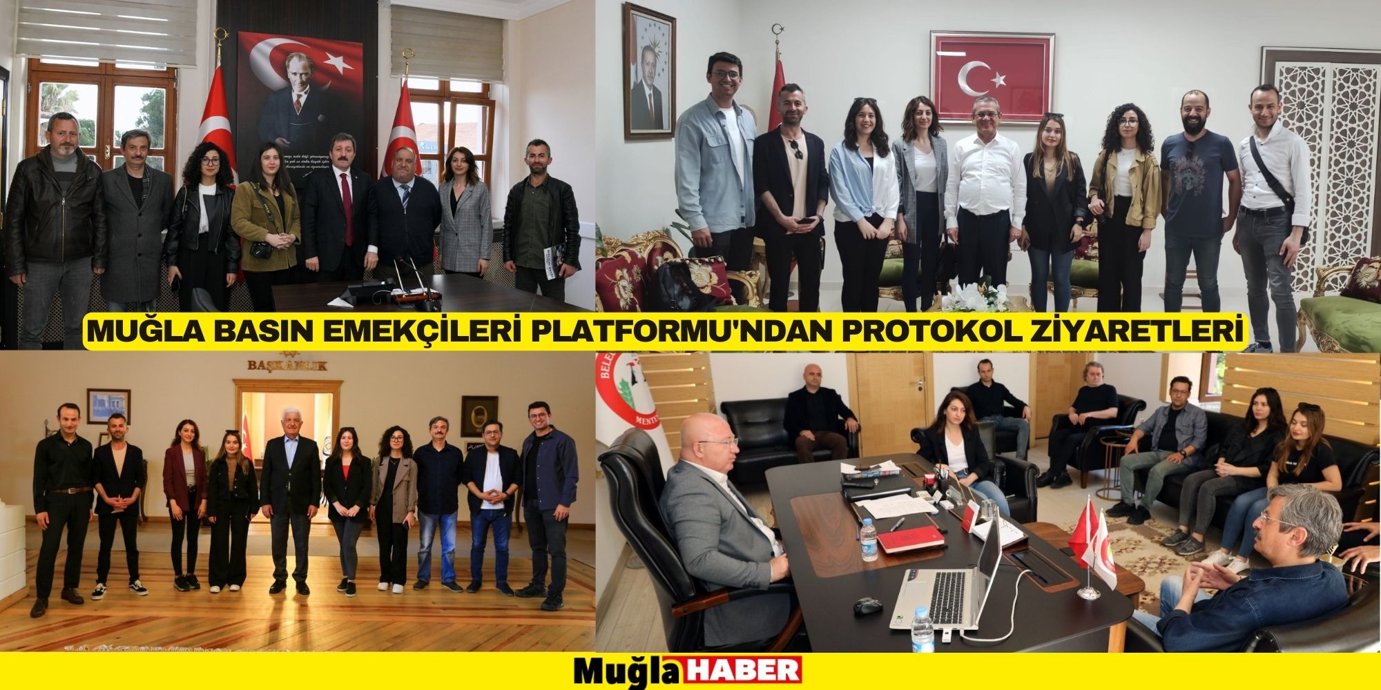 BASIN EMEKÇİLERİ PLATFORMU PROTOKOL ZİYARETLERİNİ SÜRDÜRÜYOR