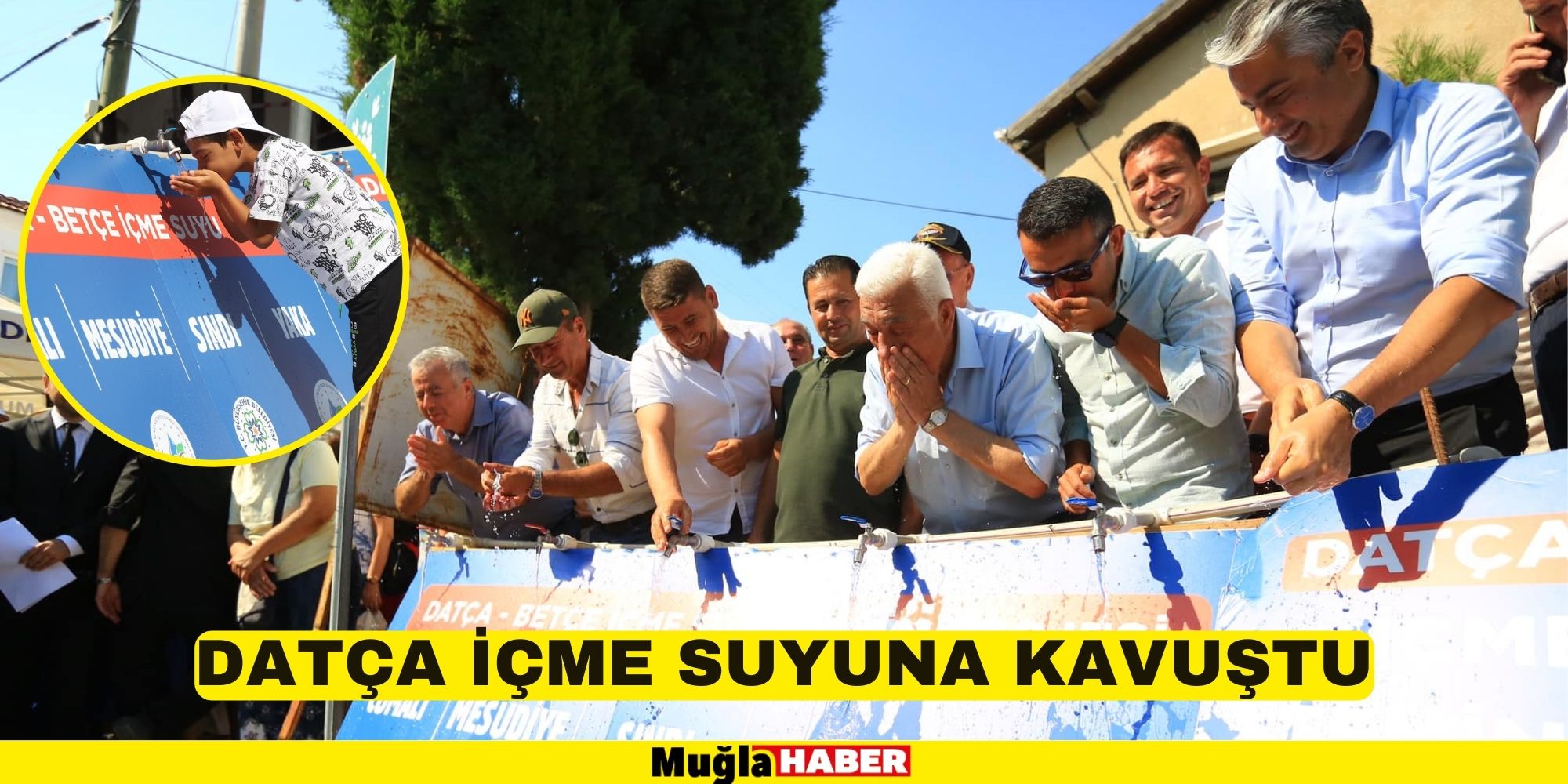 DATÇA İÇME SUYUNA KAVUŞTU