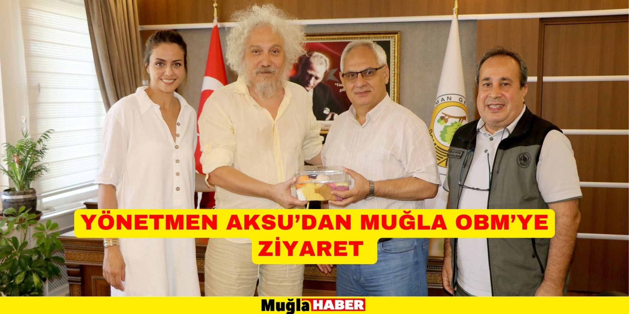 Yönetmen Aksu’dan Muğla OBM’ye ziyaret