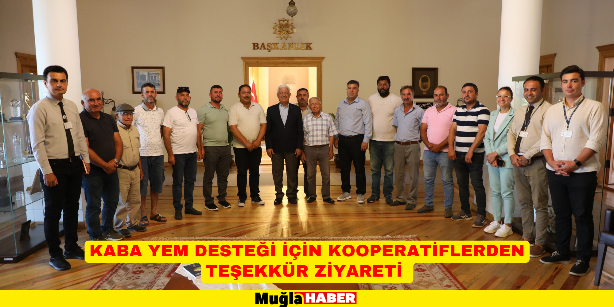 KABA YEM DESTEĞİ İÇİN KOOPERATİFLERDEN TEŞEKKÜR ZİYARETİ