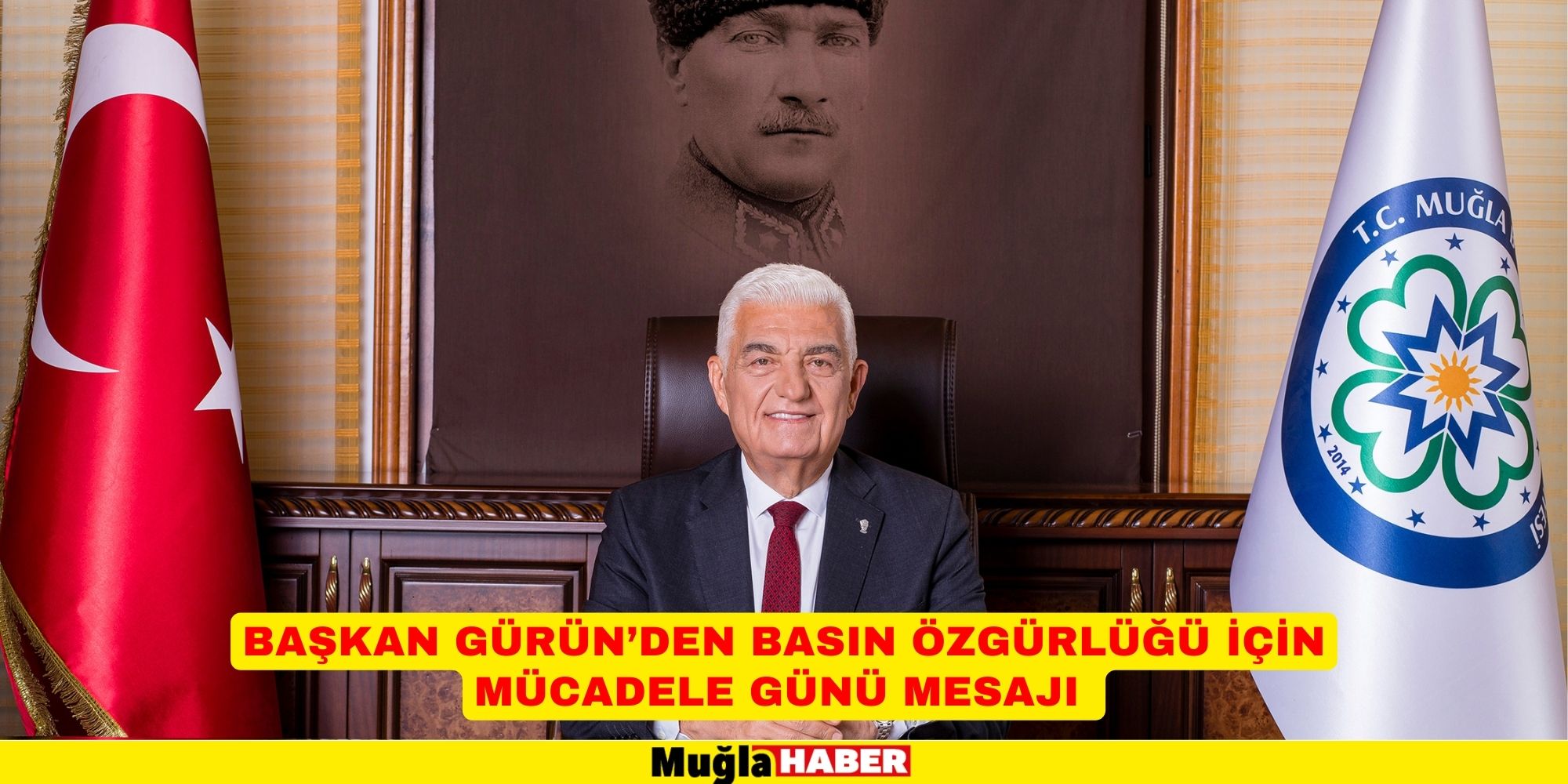 BAŞKAN GÜRÜN’DEN BASIN ÖZGÜRLÜĞÜ İÇİN MÜCADELE GÜNÜ MESAJI