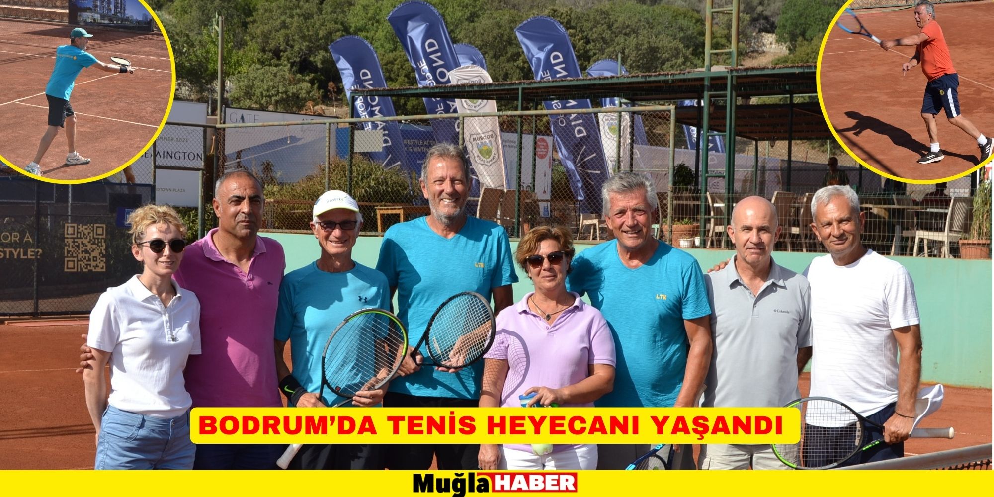 BODRUM’DA TENİS HEYECANI YAŞANDI