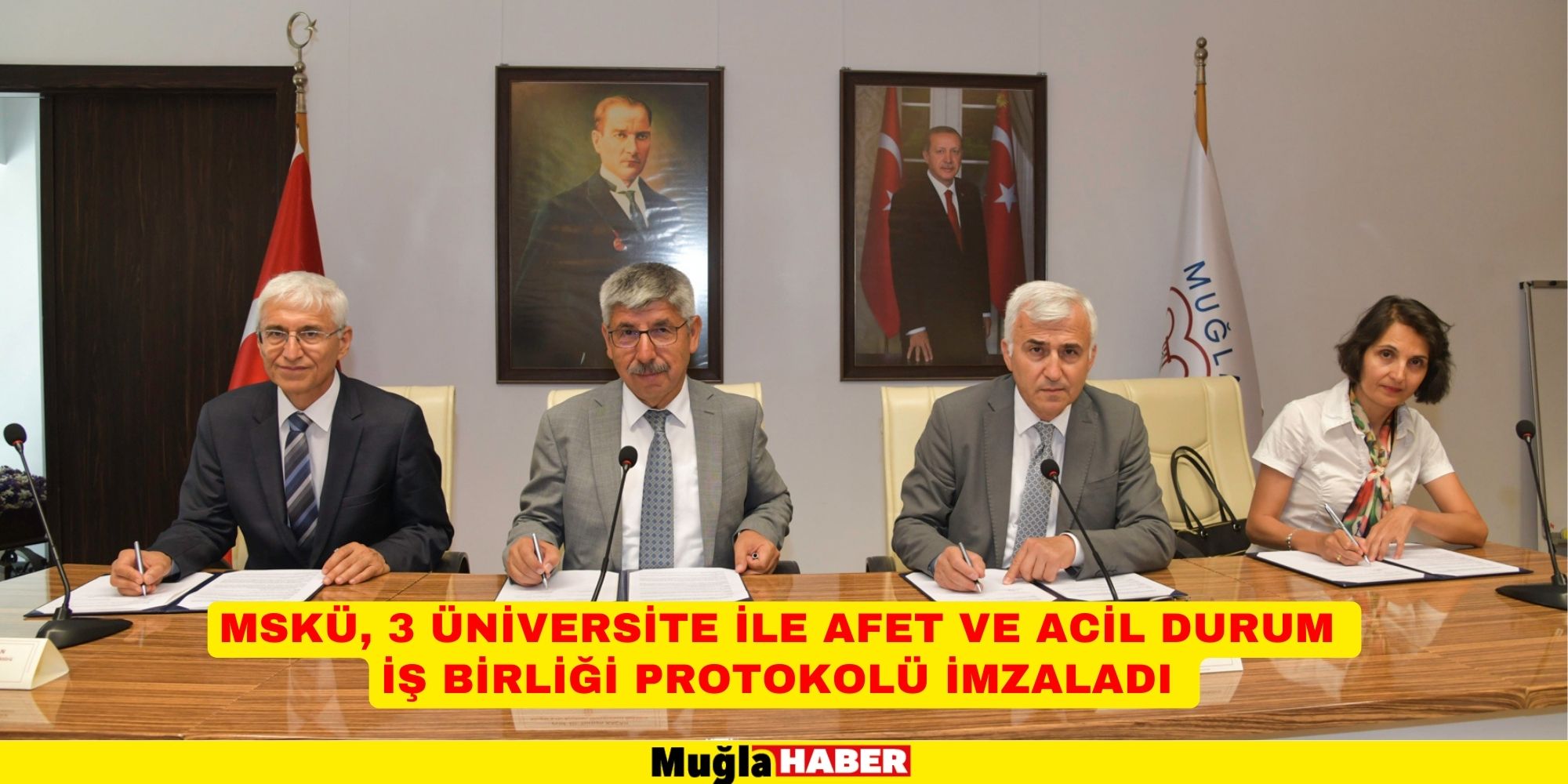 MSKÜ, 3 Üniversite ile Afet ve Acil Durum İş Birliği Protokolü İmzaladı