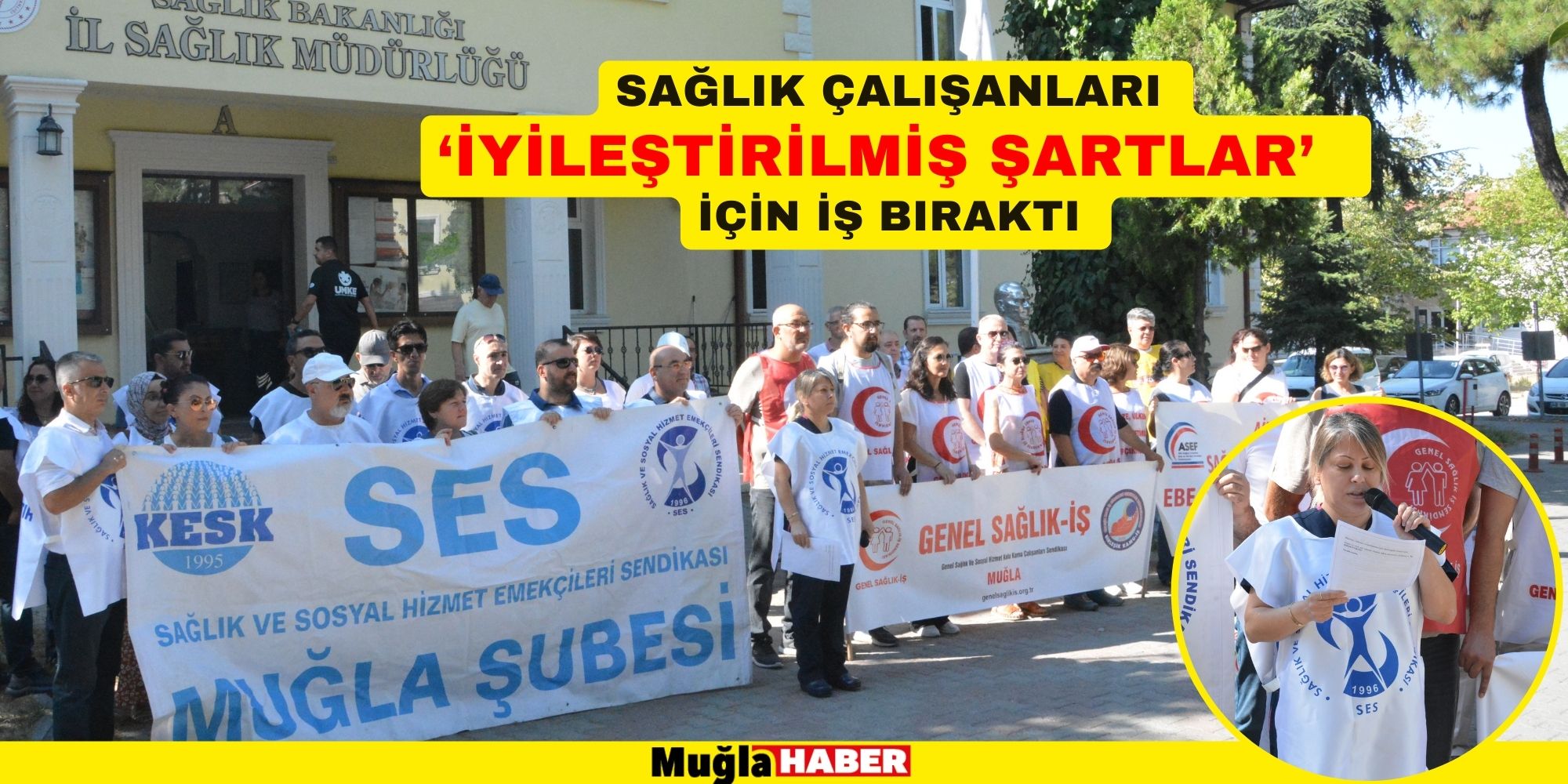 SAĞLIK ÇALIŞANLARI ‘İYİLEŞTİRİLMİŞ ŞARTLAR’ İÇİN İŞ BIRAKTI