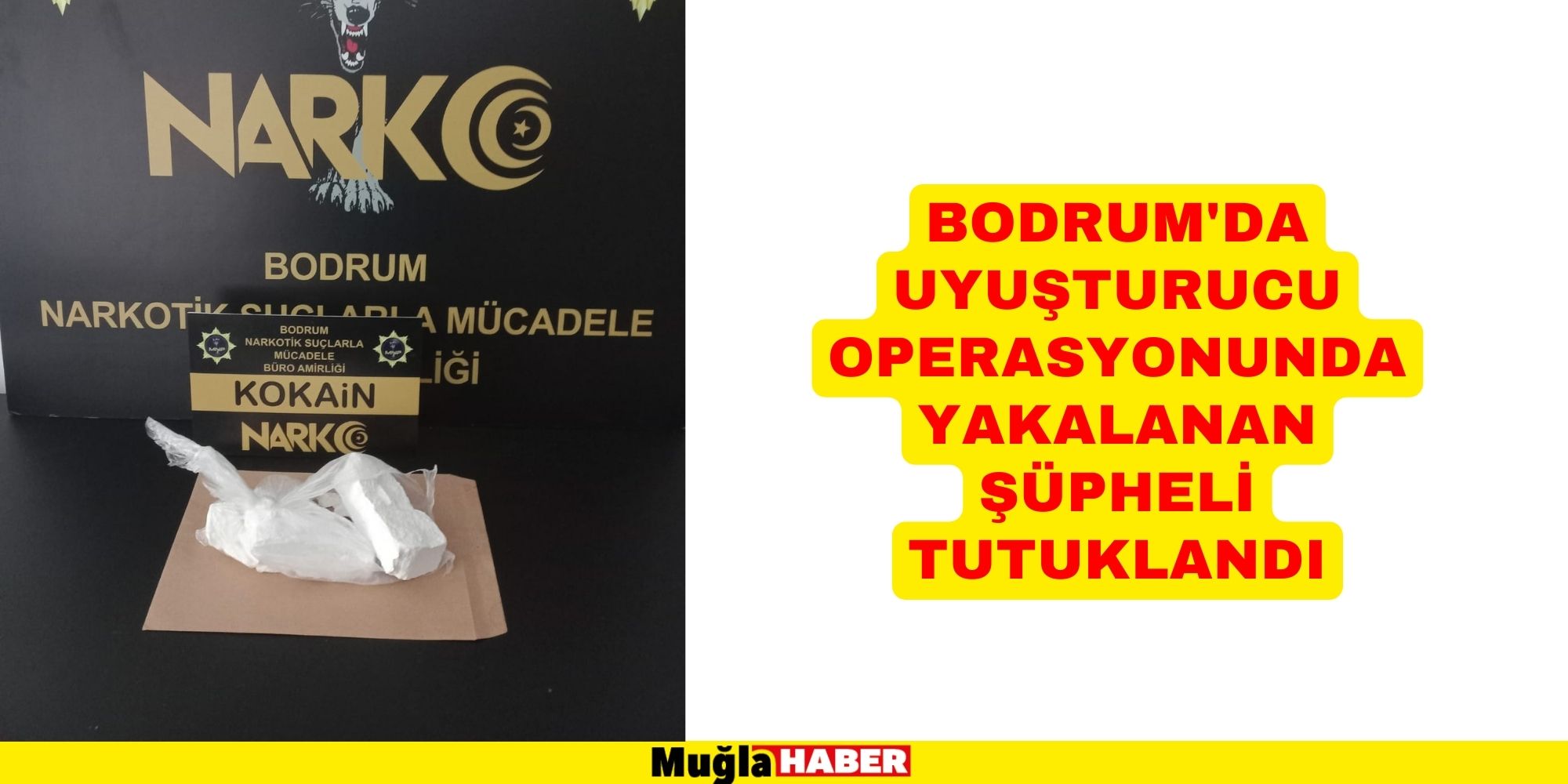 Bodrum'da uyuşturucu operasyonunda yakalanan şüpheli tutuklandı