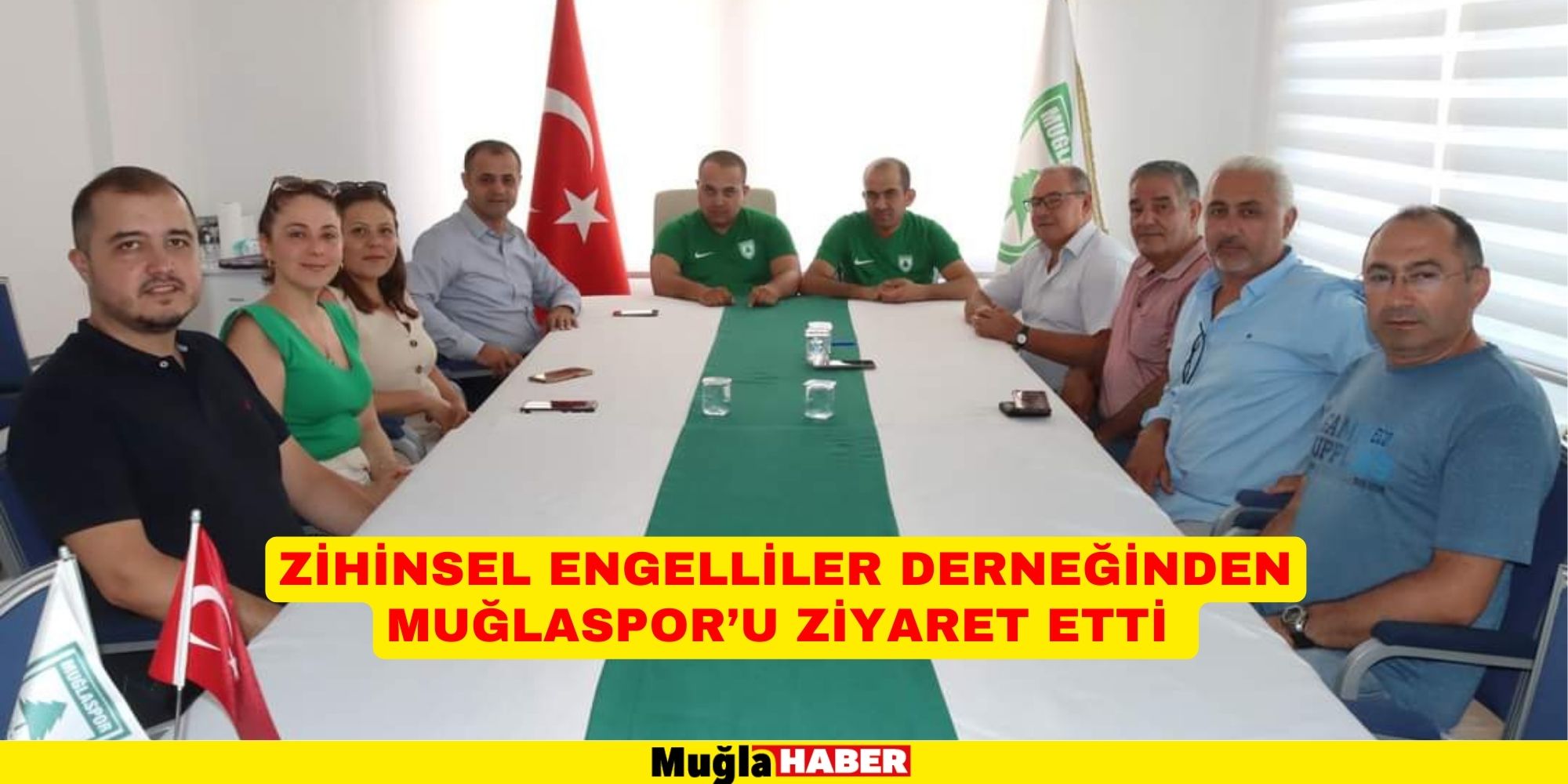 ZİHİNSEL ENGELLİLER DERNEĞİNDEN MUĞLASPOR’U ZİYARET ETTİ