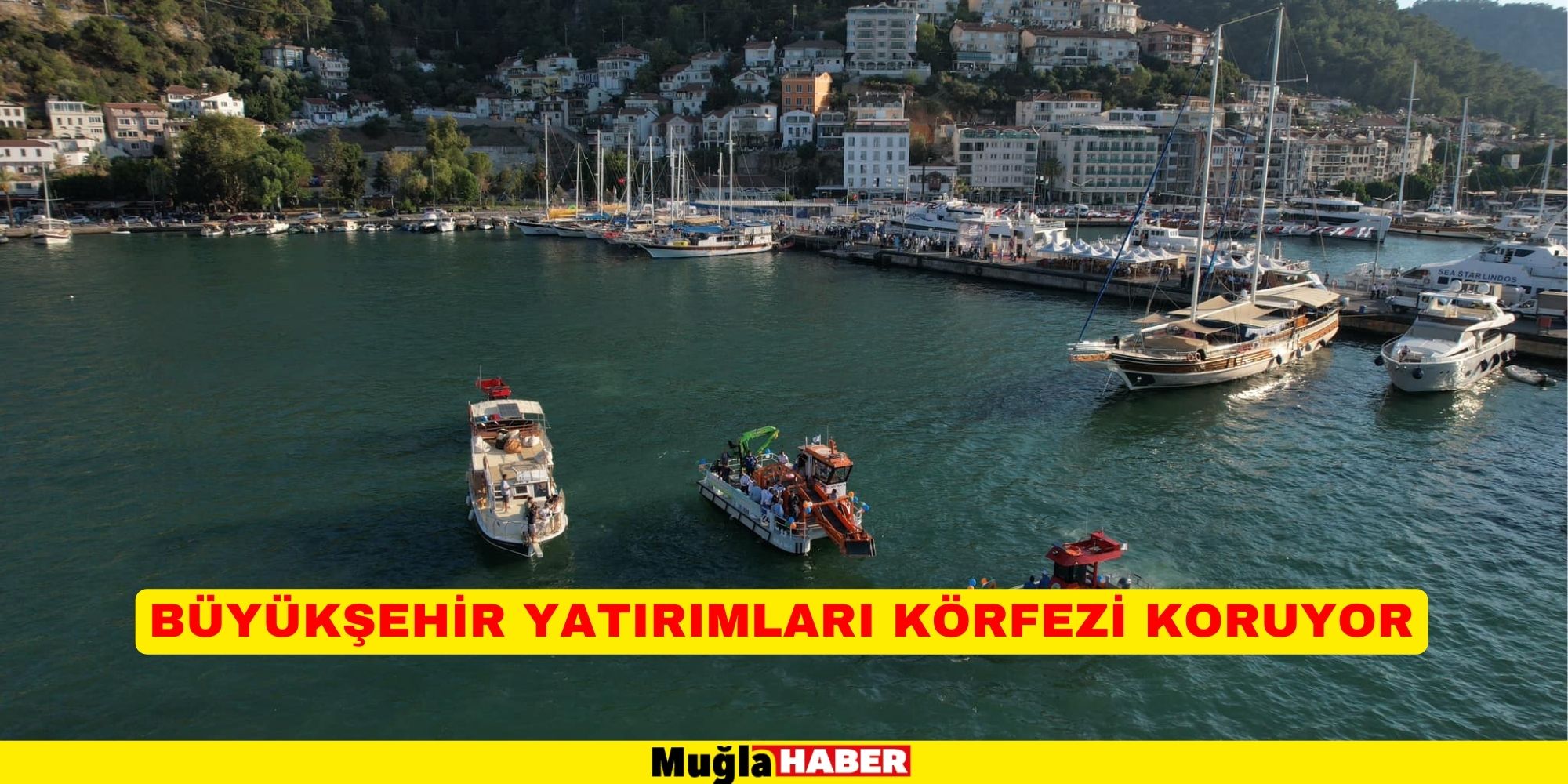 BÜYÜKŞEHİR YATIRIMLARI KÖRFEZİ KORUYOR