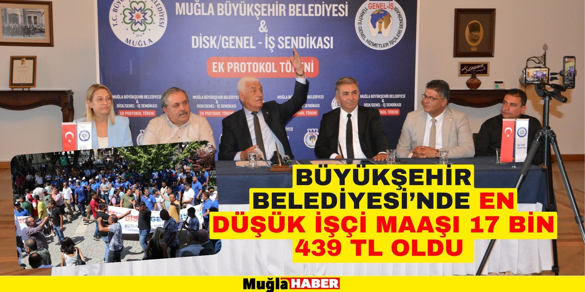 BÜYÜKŞEHİR BELEDİYESİ’NDE EN DÜŞÜK İŞÇİ MAAŞI 17 BİN 439 TL OLDU