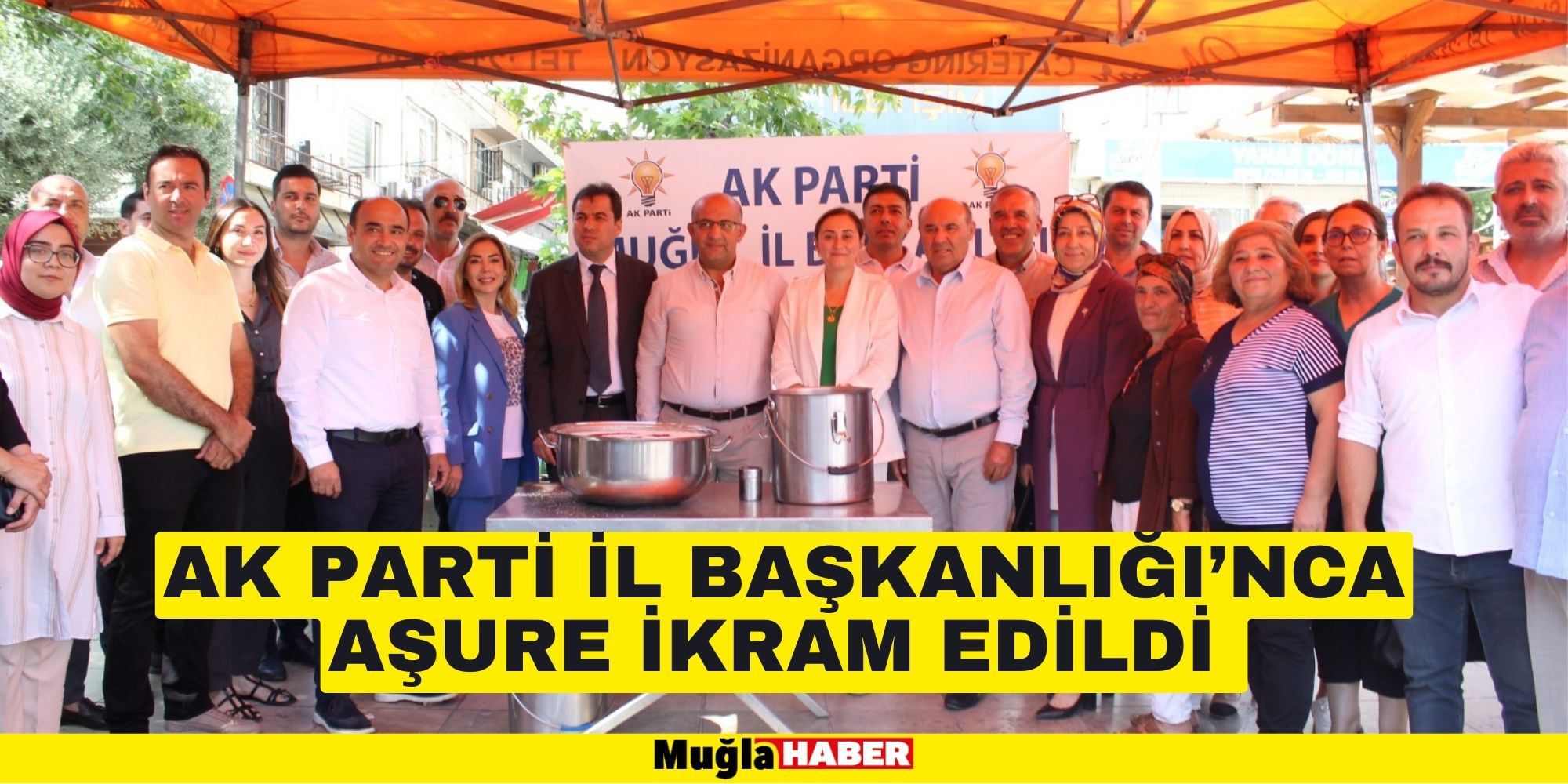 AK PARTİ İL BAŞKANLIĞI’NCA AŞURE İKRAM EDİLDİ