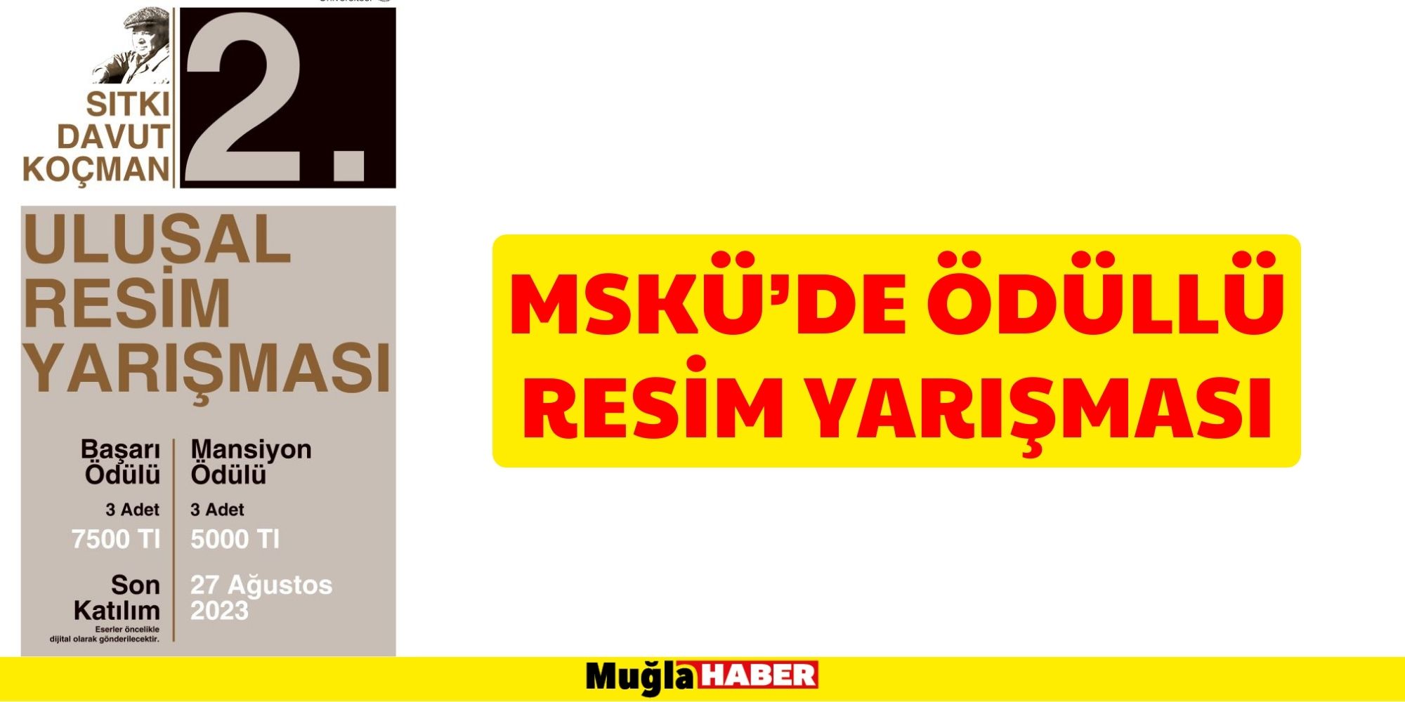 MSKÜ’de ödüllü resim yarışması