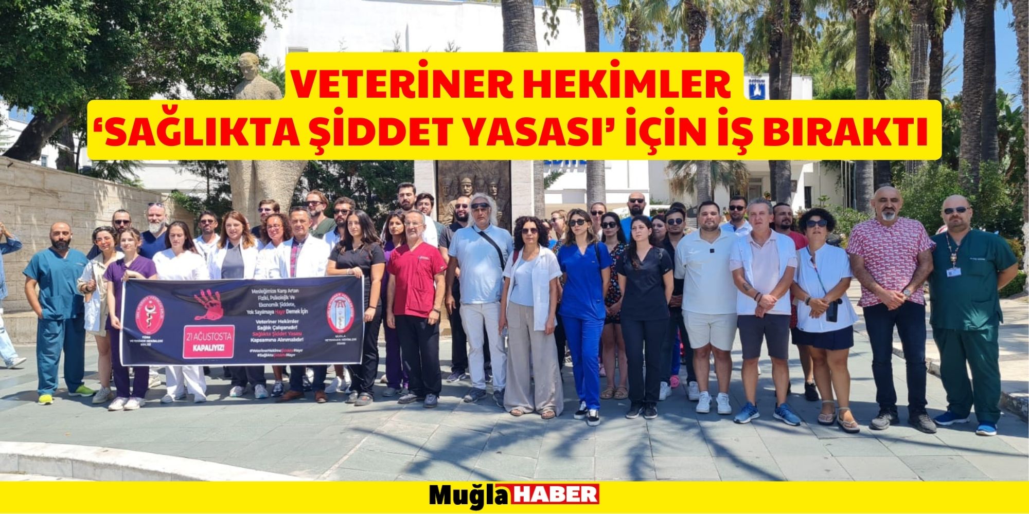 VETERİNER HEKİMLER ‘SAĞLIKTA ŞİDDET YASASI’ İÇİN İŞ BIRAKTI