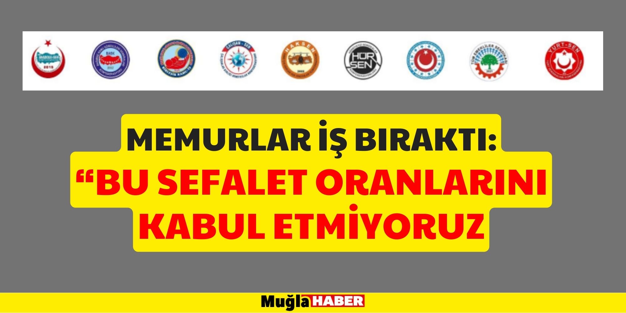 MEMURLAR İŞ BIRAKTI