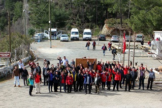 Dağcılar ve Fotoğrafçılar Geyik Kanyonu’ndaydı